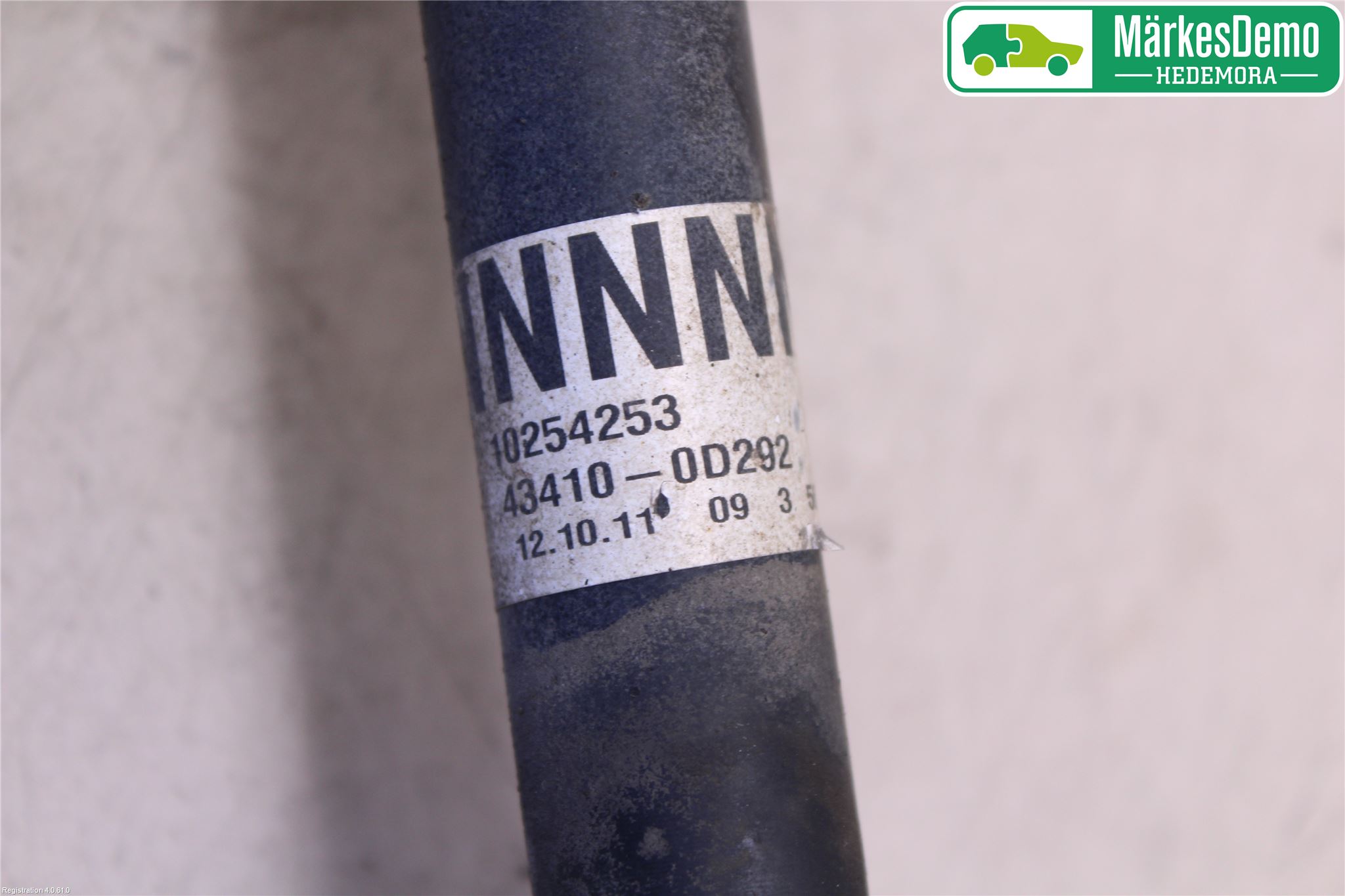 Toyota YARIS XP130 12-14 Drivaxel Fram Höger