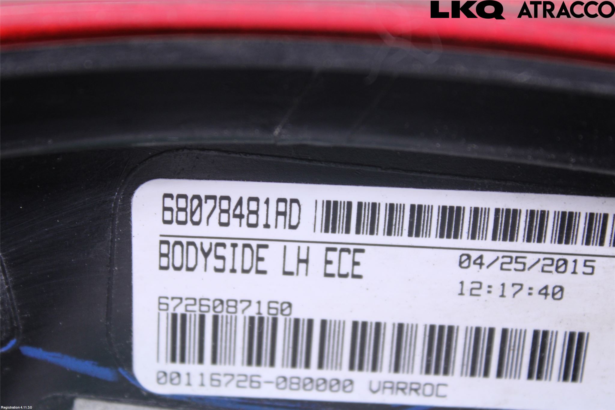 Fiat FREEMONT Bakljus Vänster