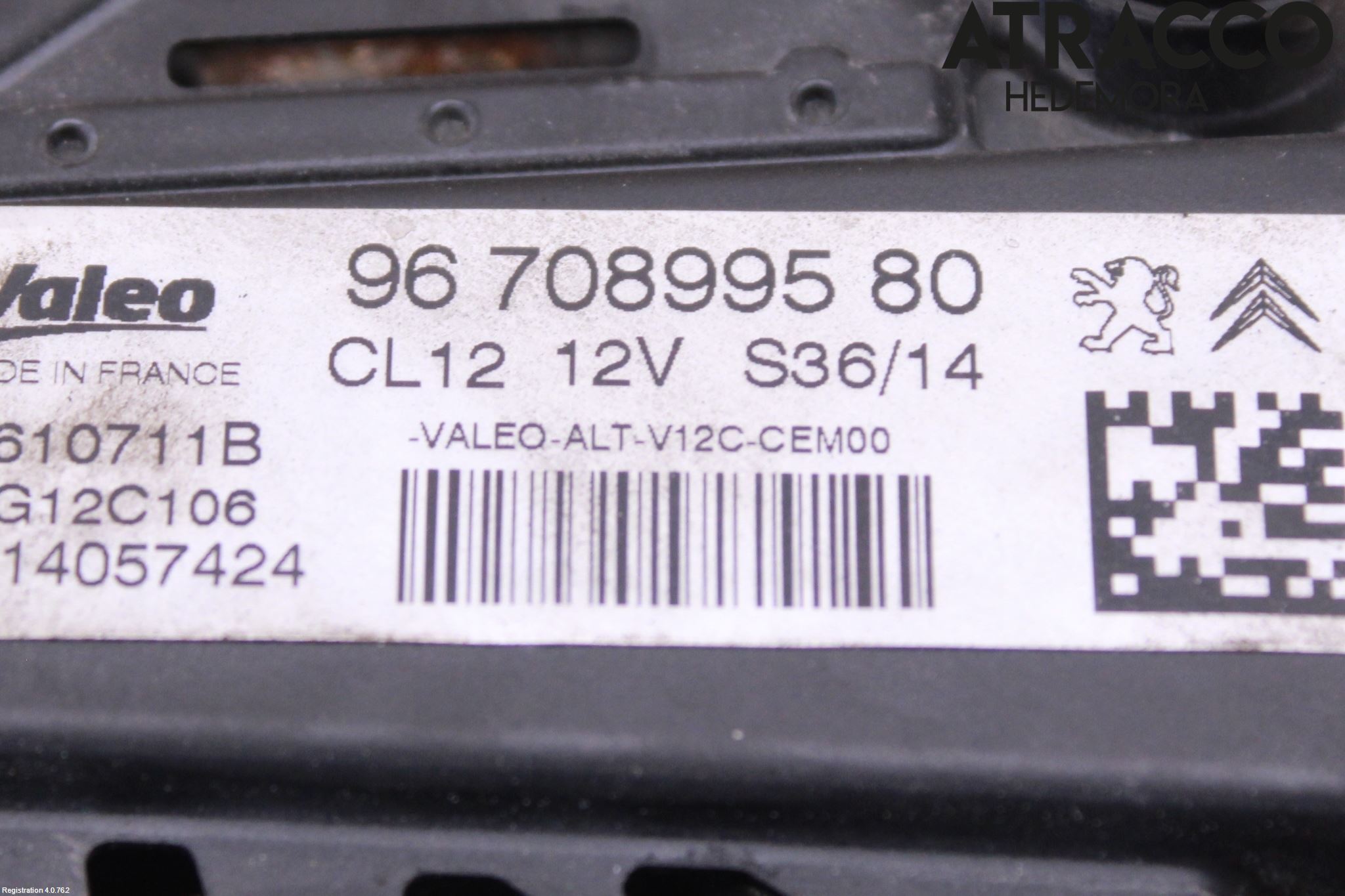Peugeot 208 12-15 Generator