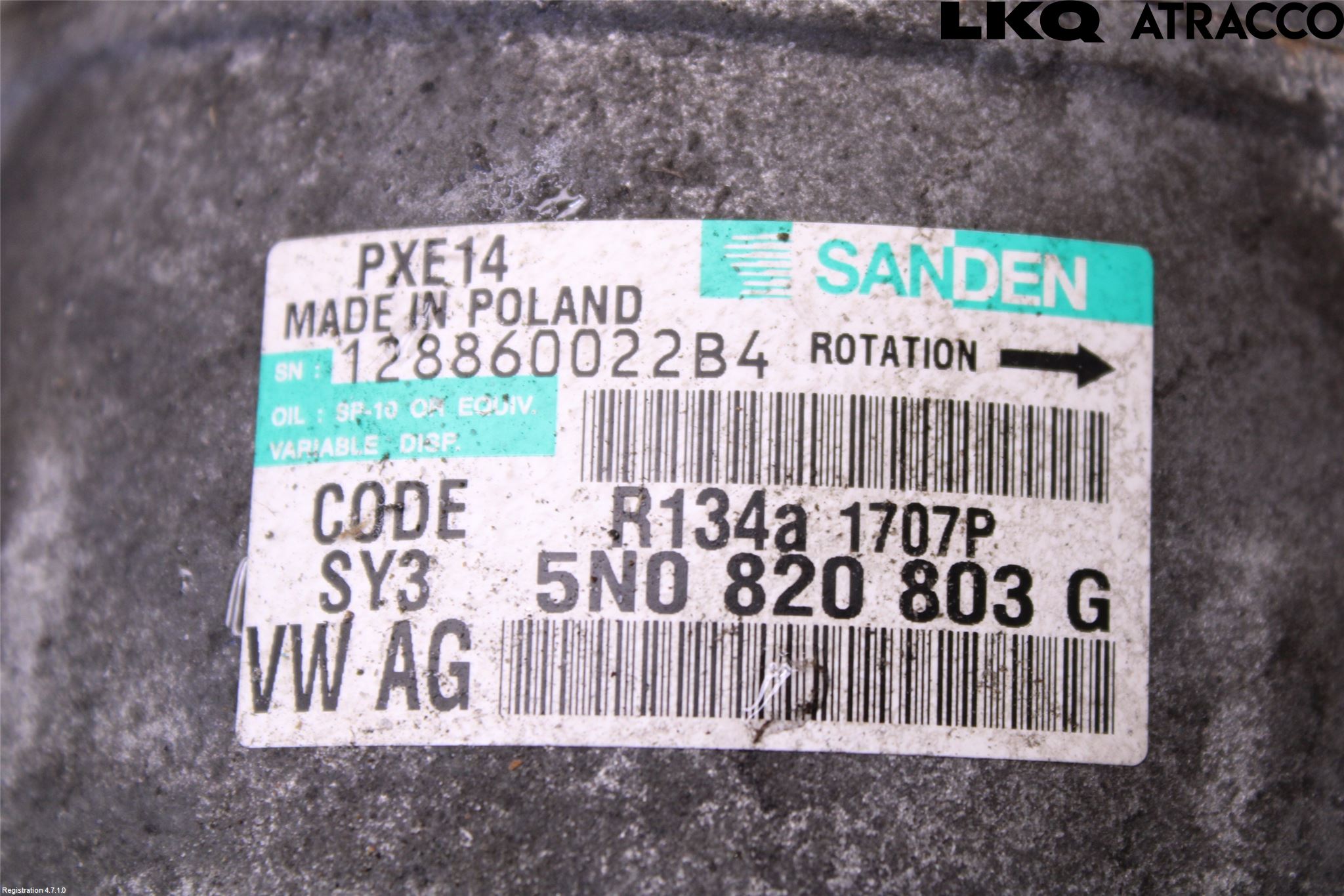 Skoda FABIA 07-14 Ac Kompressor