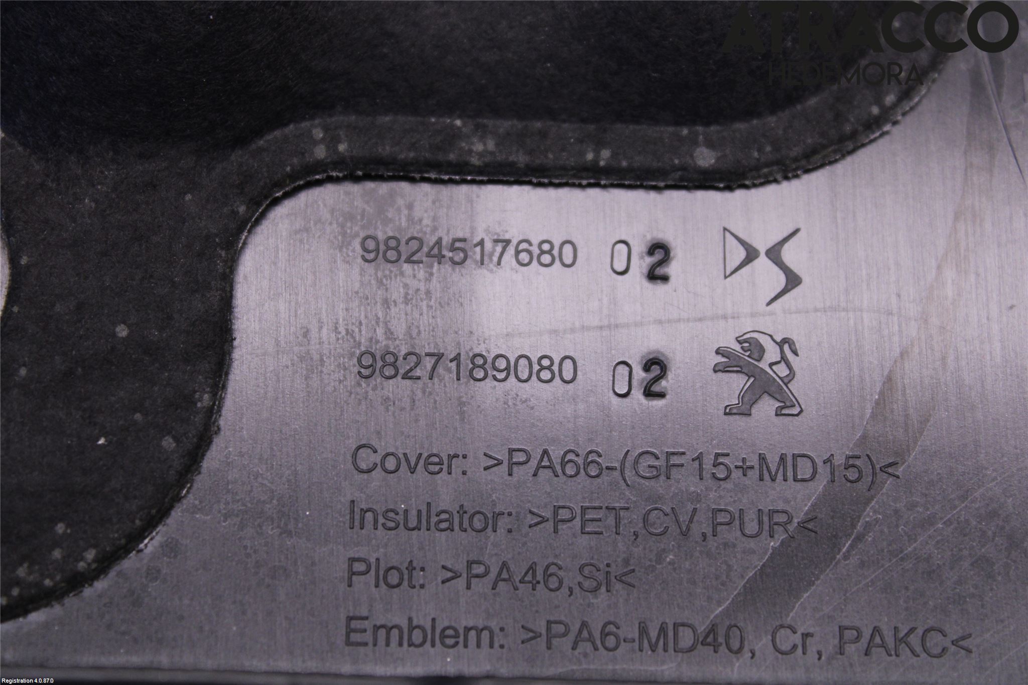 Peugeot 2008/E-2008 20- Motorkåpa