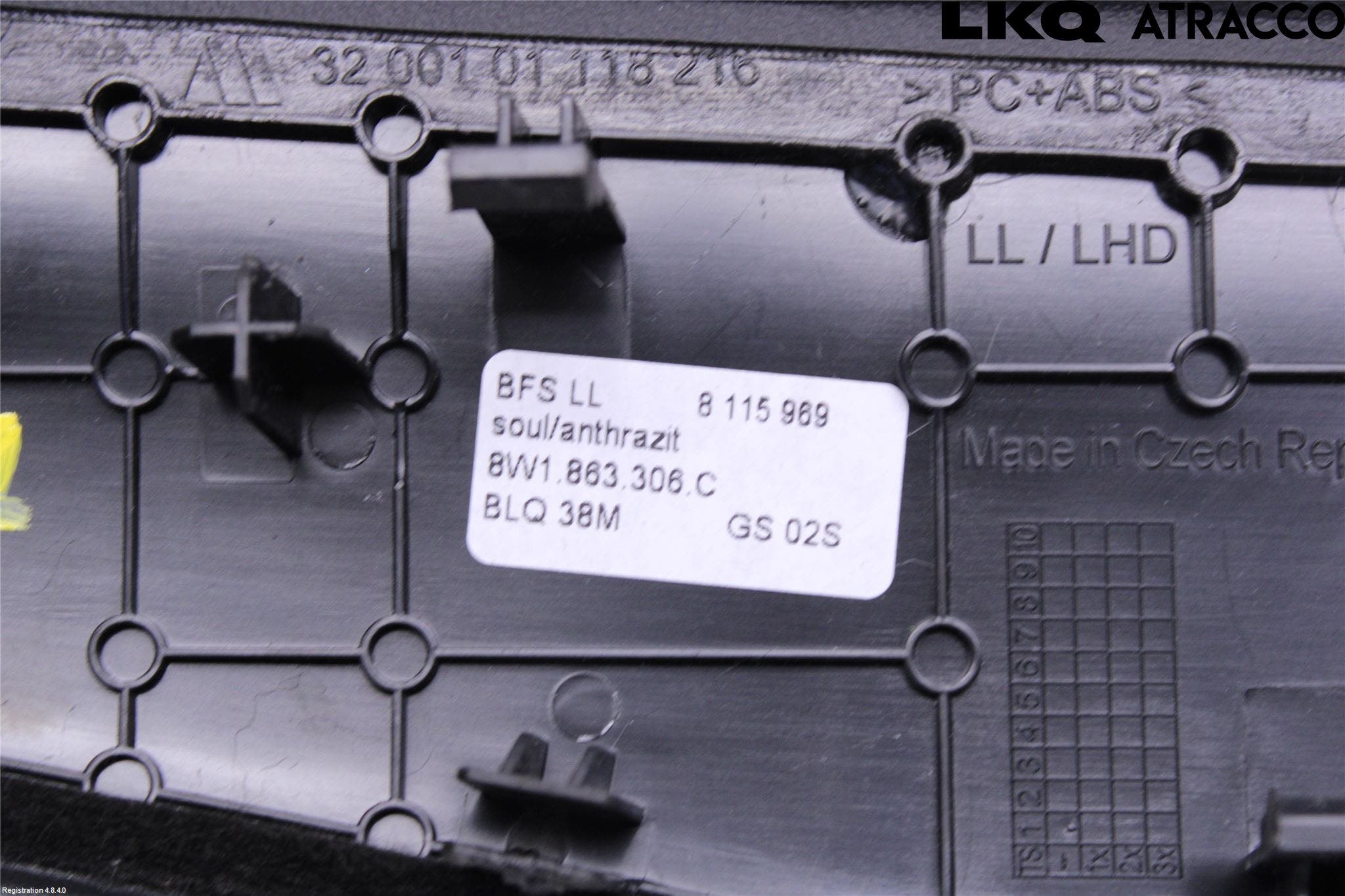 Audi A5 17- Inr Tunnelfack