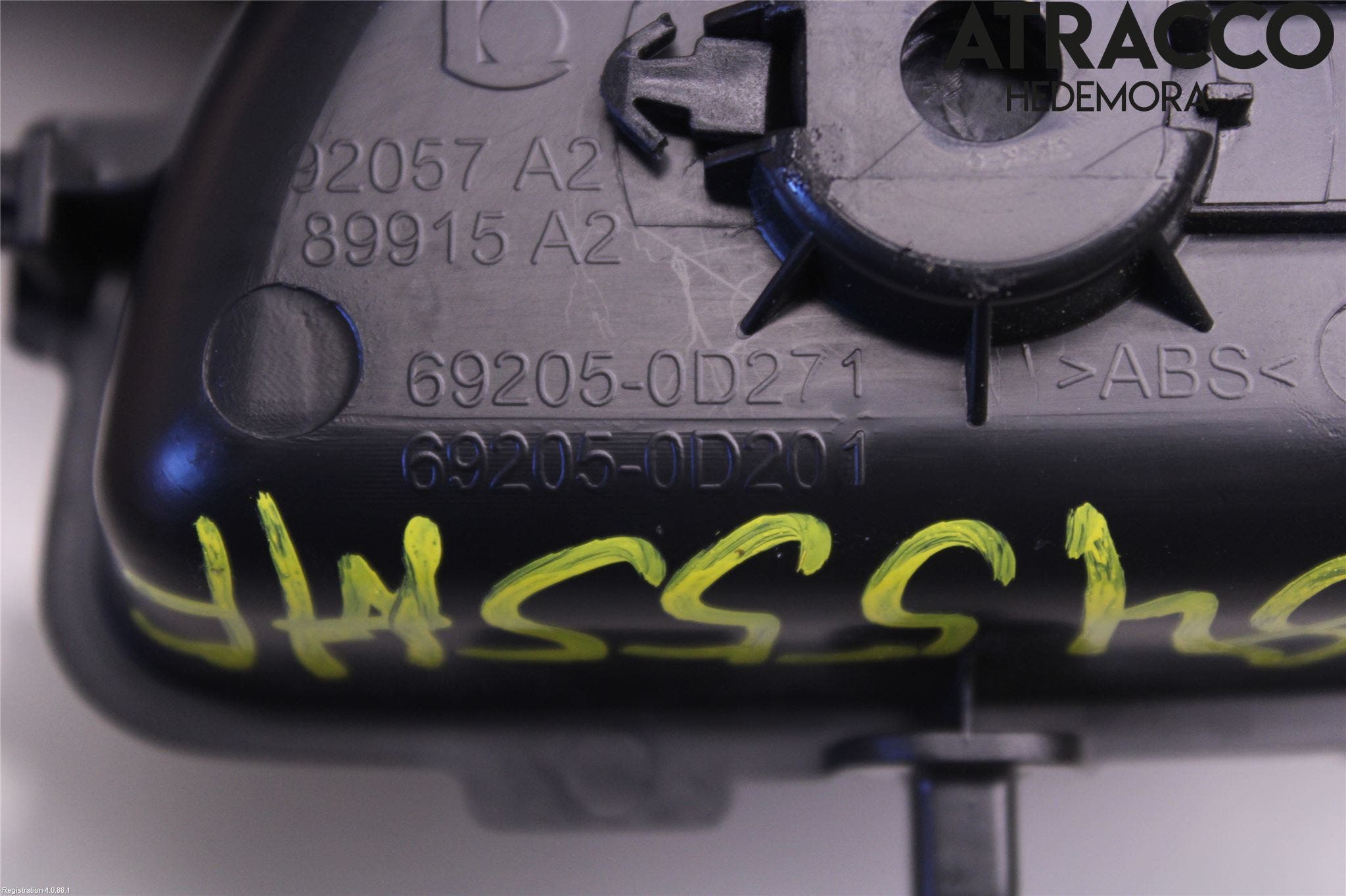 Toyota AYGO 15-21 Dörrhandtag Inre Hö