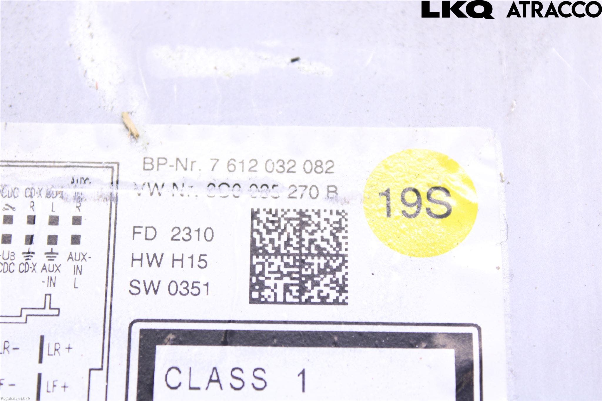 Volkswagen VW POLO 10-17 Cd Radio - Multimediapanel