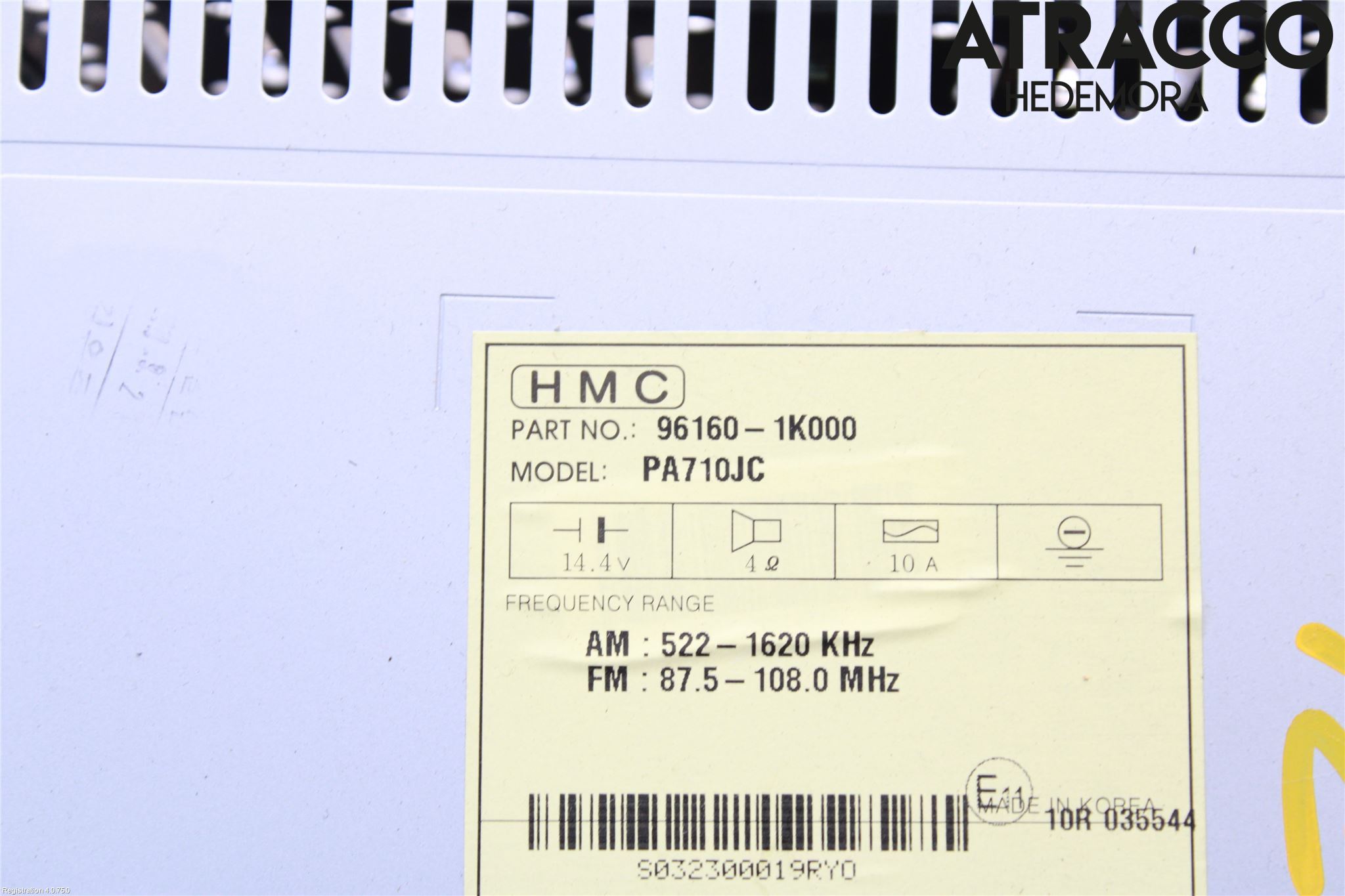 Hyundai ix20 Cd Radio - Multimediapanel