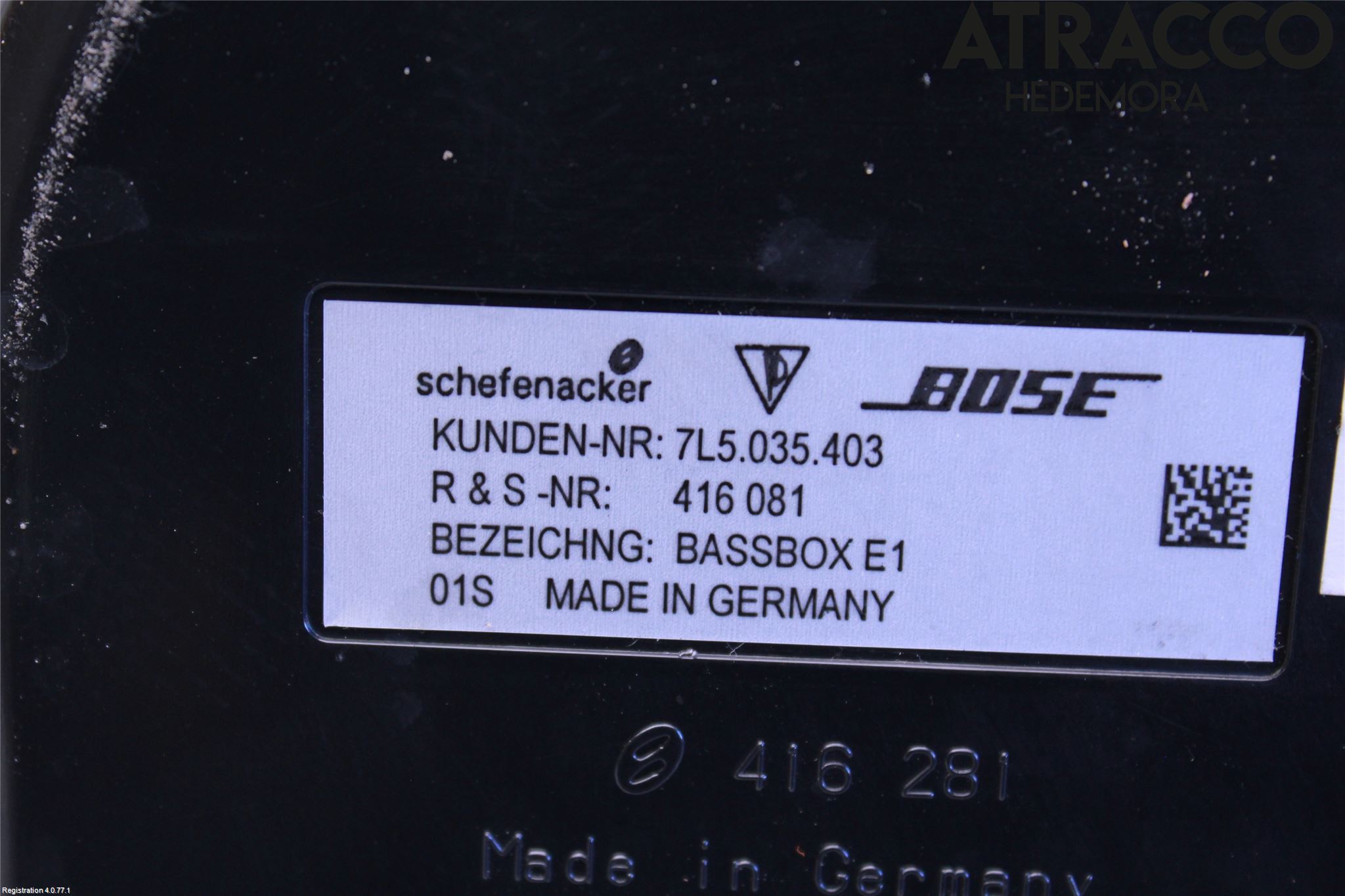 Porsche CAYENNE 03- Högtalare