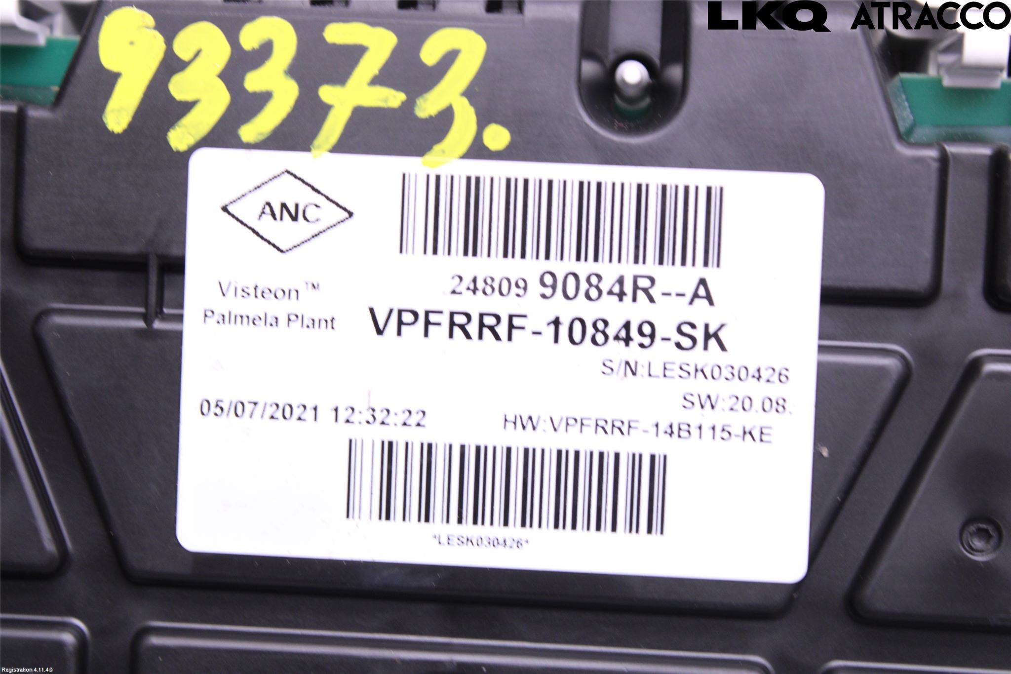 Nissan NV300 16-22 Instrument Komb