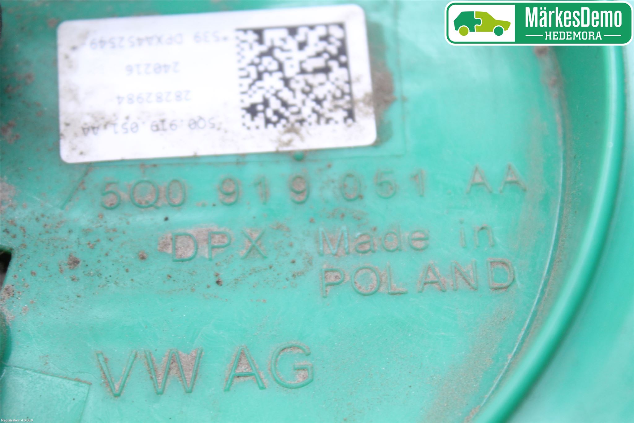 Volkswagen VW GOLF / E-GOLF VII 13-20 Bränsle Insppump Bensin