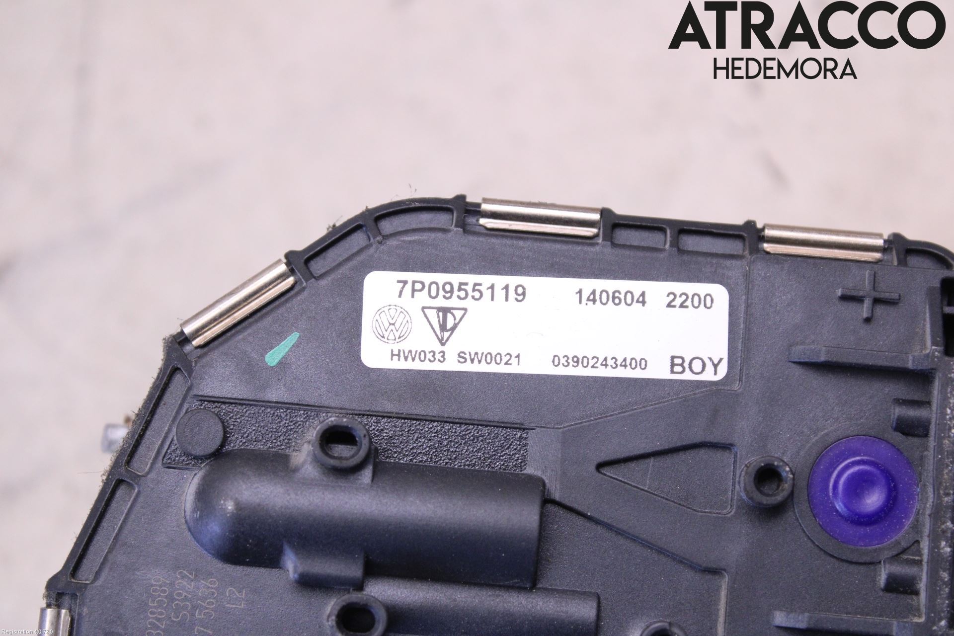 Volkswagen VW TOUAREG 7P 11-18 Torkarmotor Vindruta