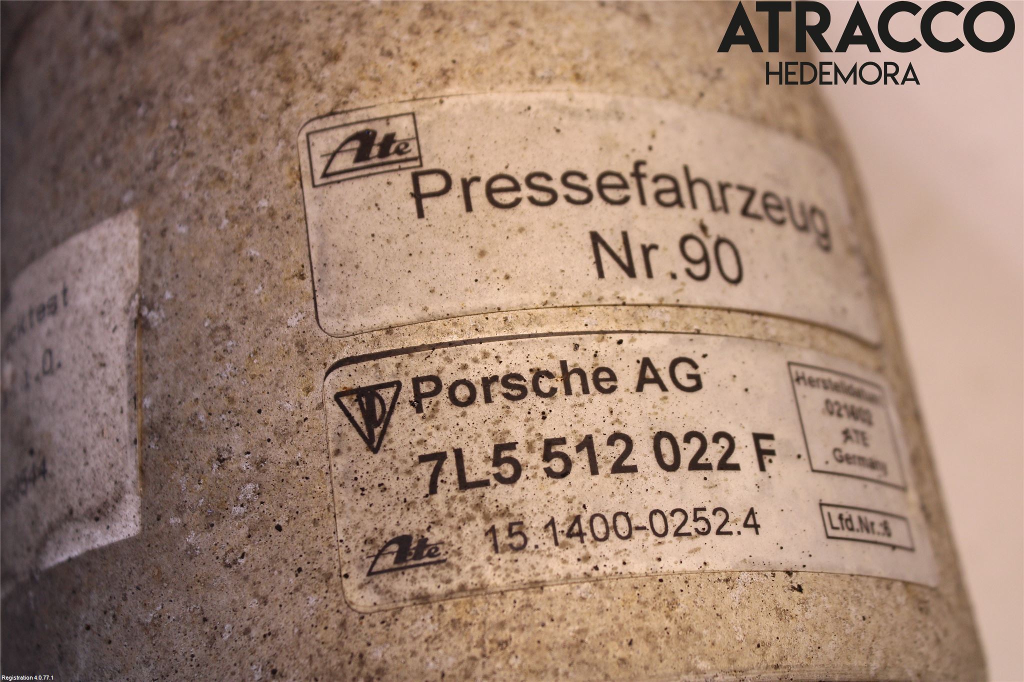 Porsche CAYENNE 03- Fjäderben Bak Höger