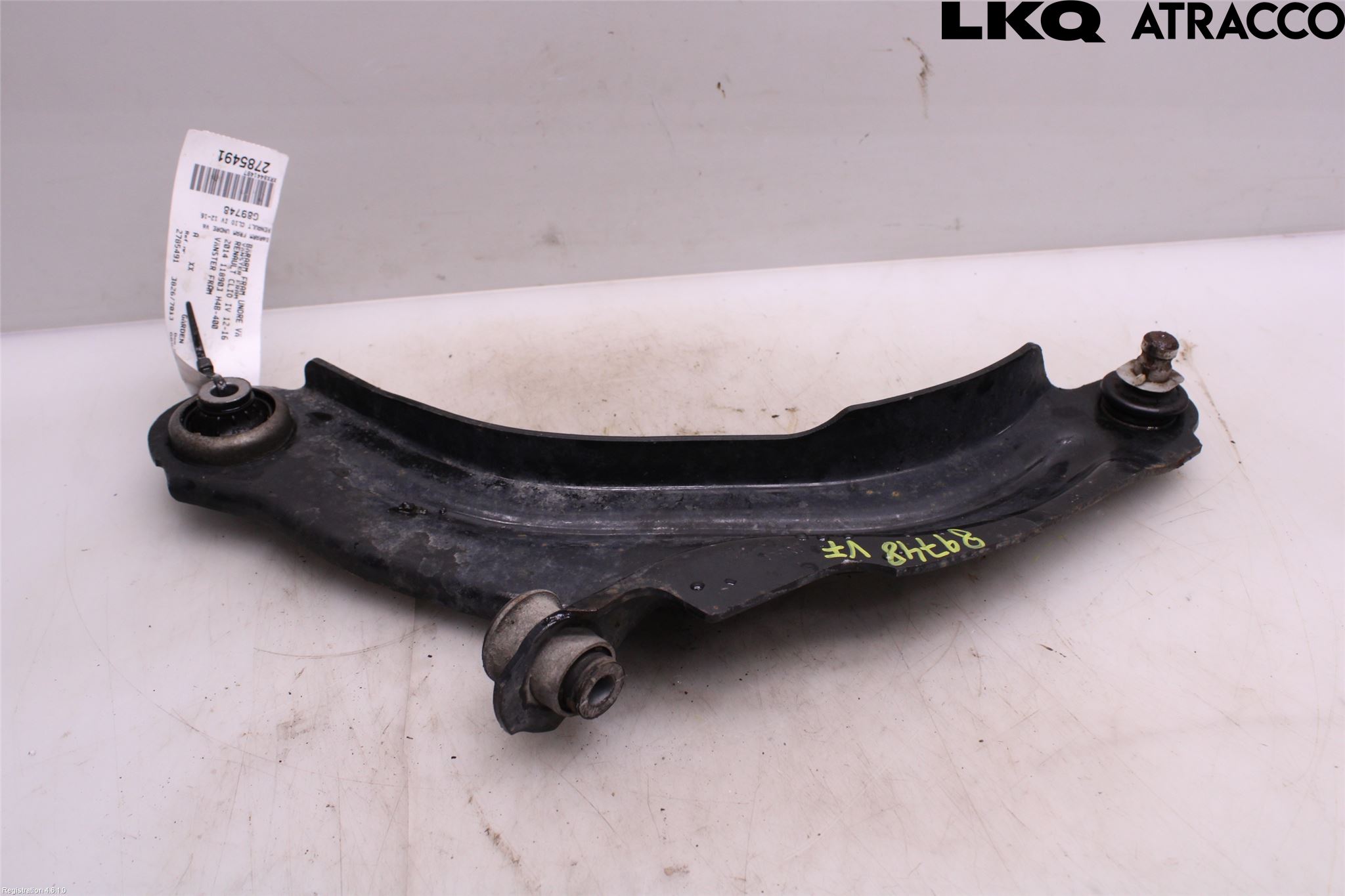 Renault CLIO IV 12-16 Bärarm Fram Undre Vä