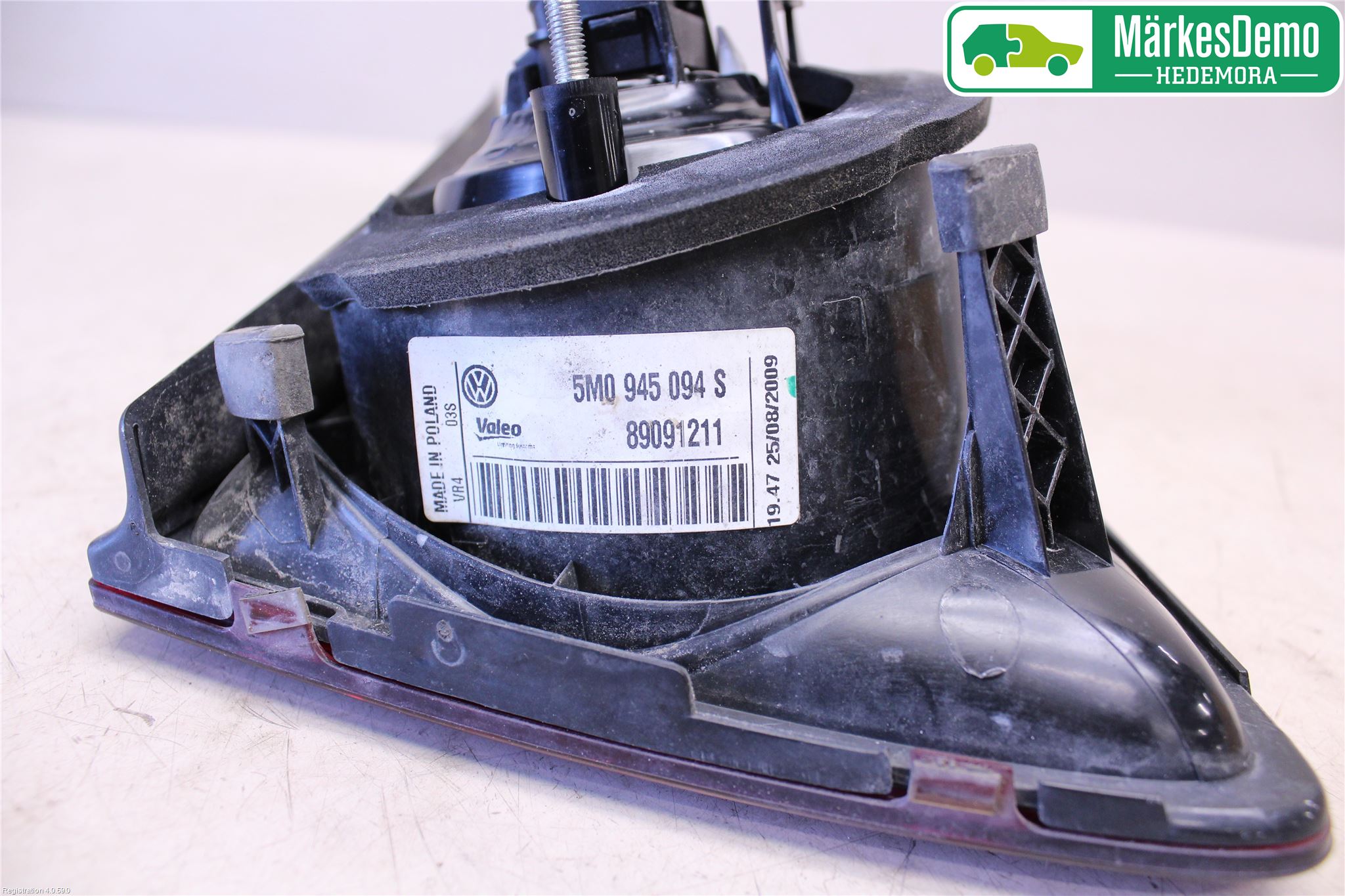 Volkswagen VW GOLF PLUS/CROSS GOLF 04-14 Bakljus Lucka Hö