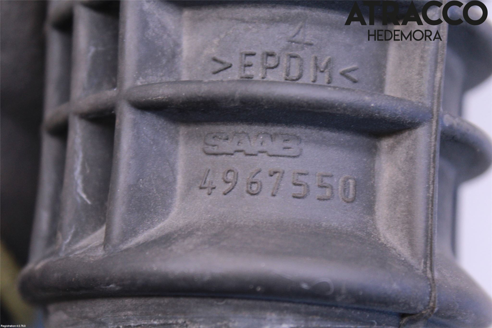 Saab 9-5 -05 Injgummibälg-Slang