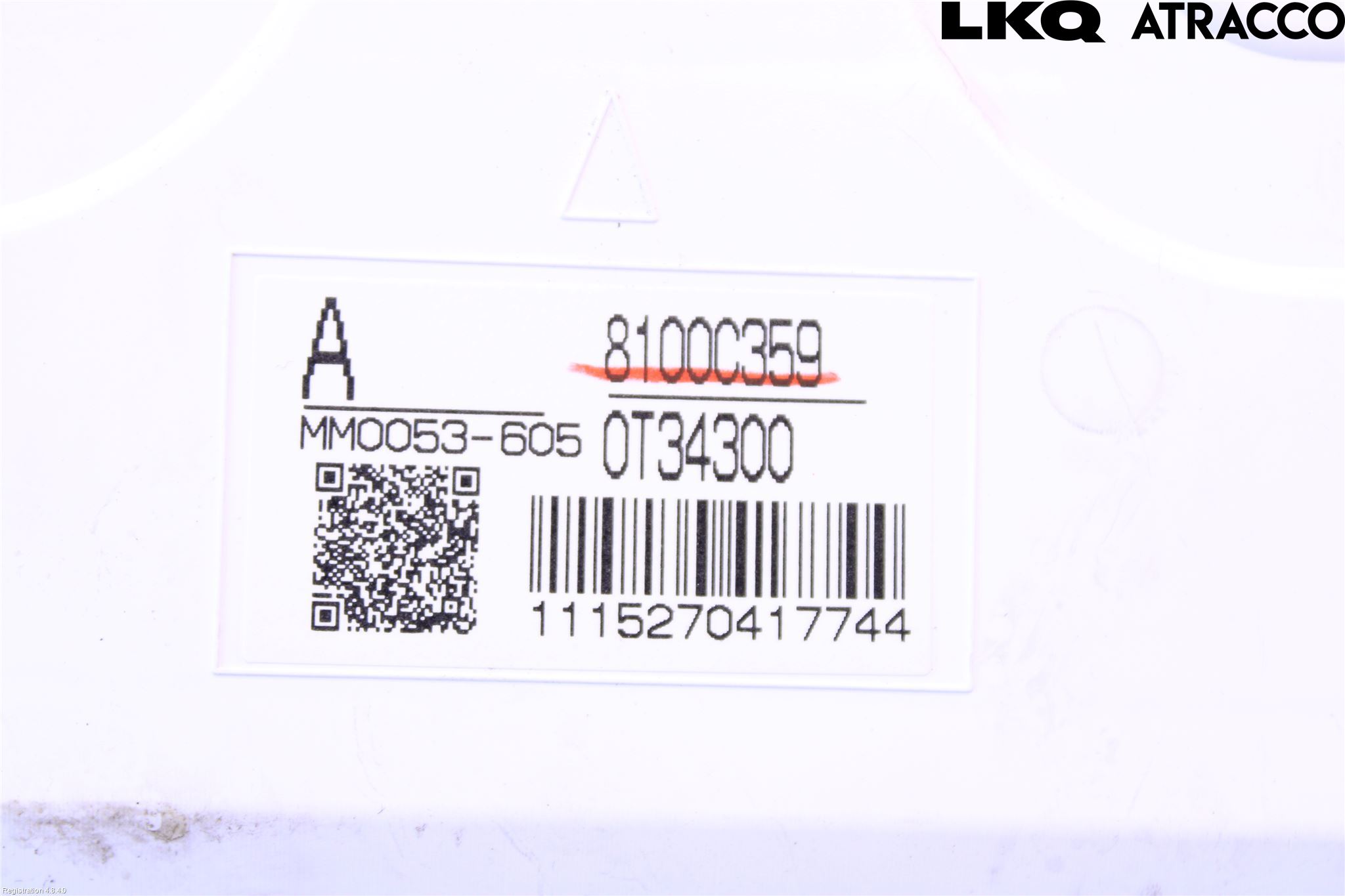 Mitsubishi ASX 10-22 Instrument Komb