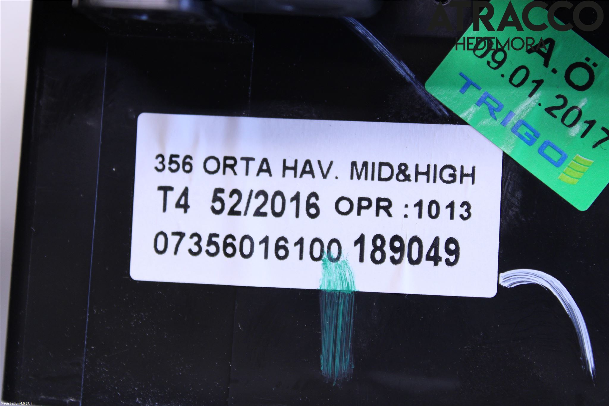 Fiat TIPO/CROSS 16- Defrosterkanal-Munstycke