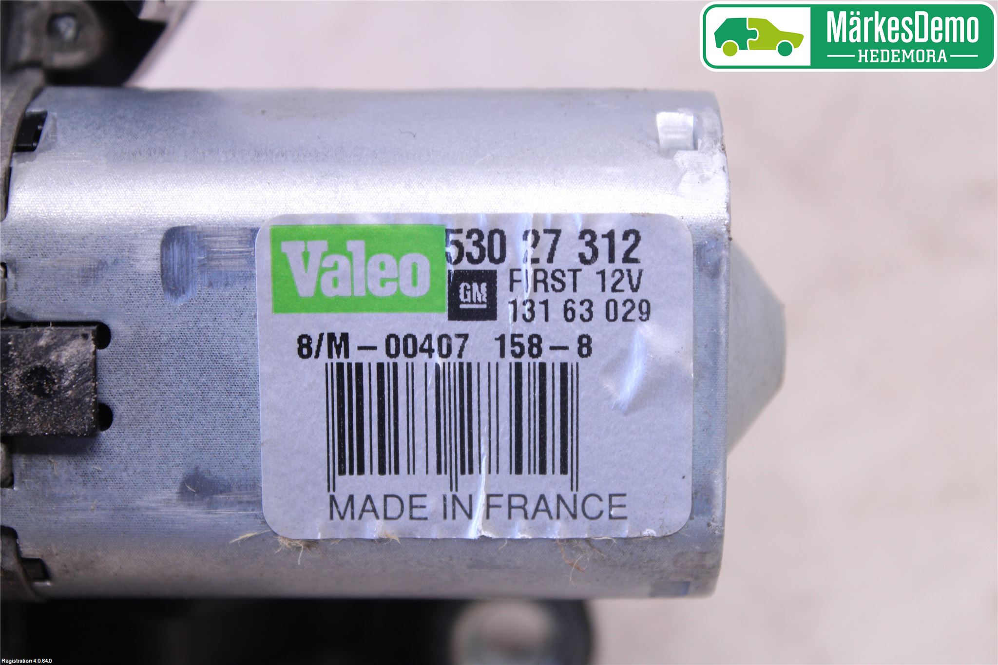 Opel CORSA D 07-14 Torkarmotor Baklucka