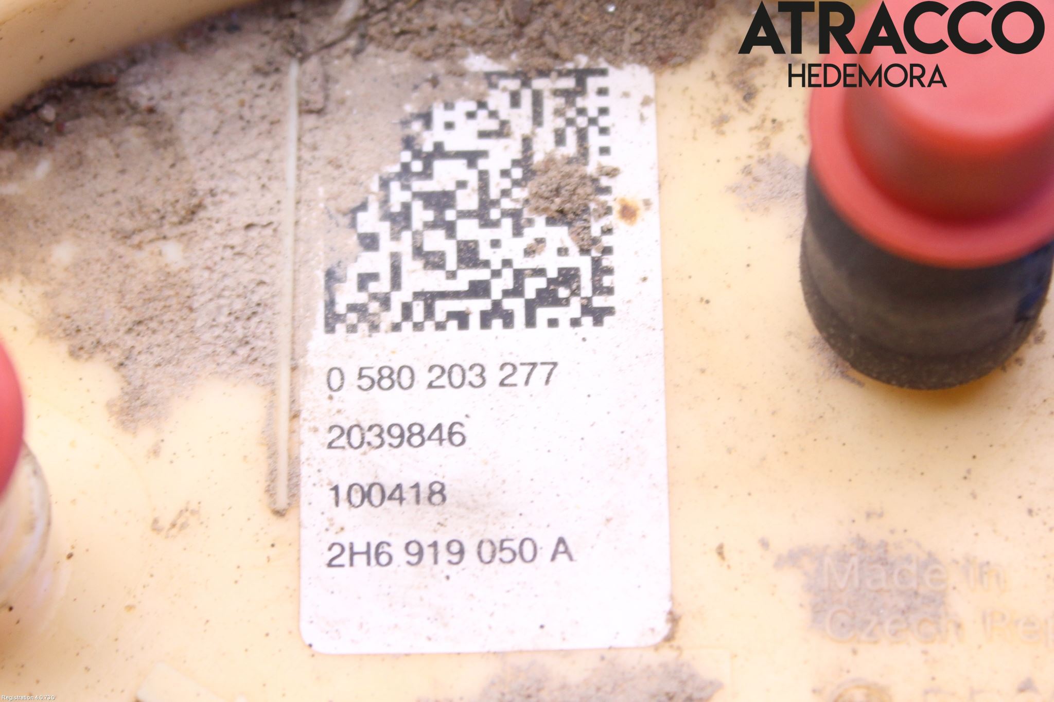 Volkswagen VW AMAROK 2H 10-22 Bränsle Insppump Diesel