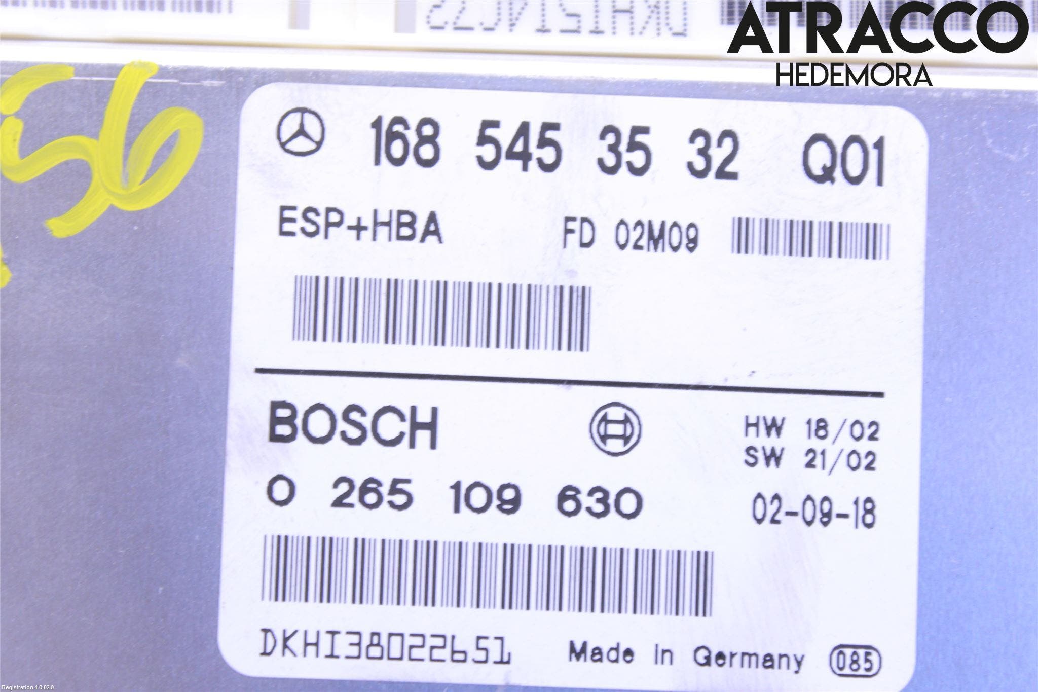 Mercedes-Benz MB A-KLASS (W168) 98-04 Styrenhet Antispinn-Sladd