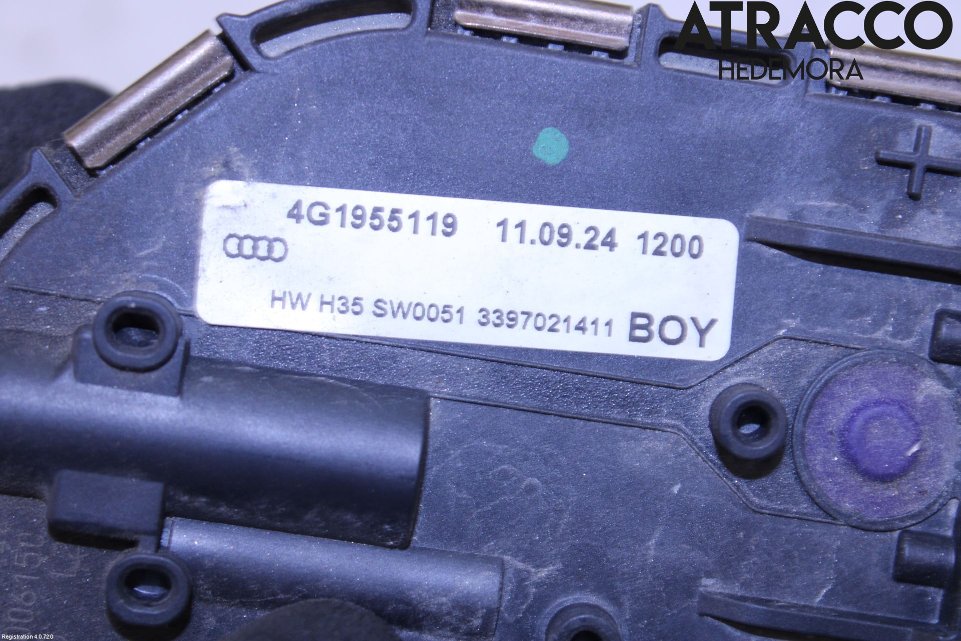 Audi A7/S7 4G 11-17 Torkarmotor Vindruta