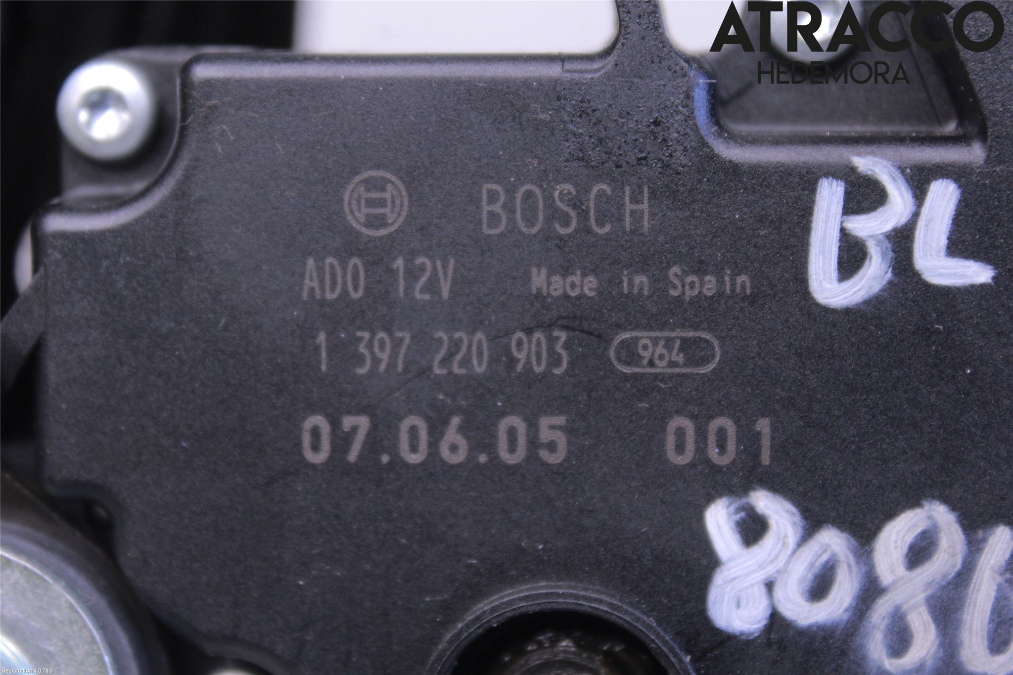 BMW 5 E60/61 Sed/Tou 02-10 Torkarmotor Baklucka