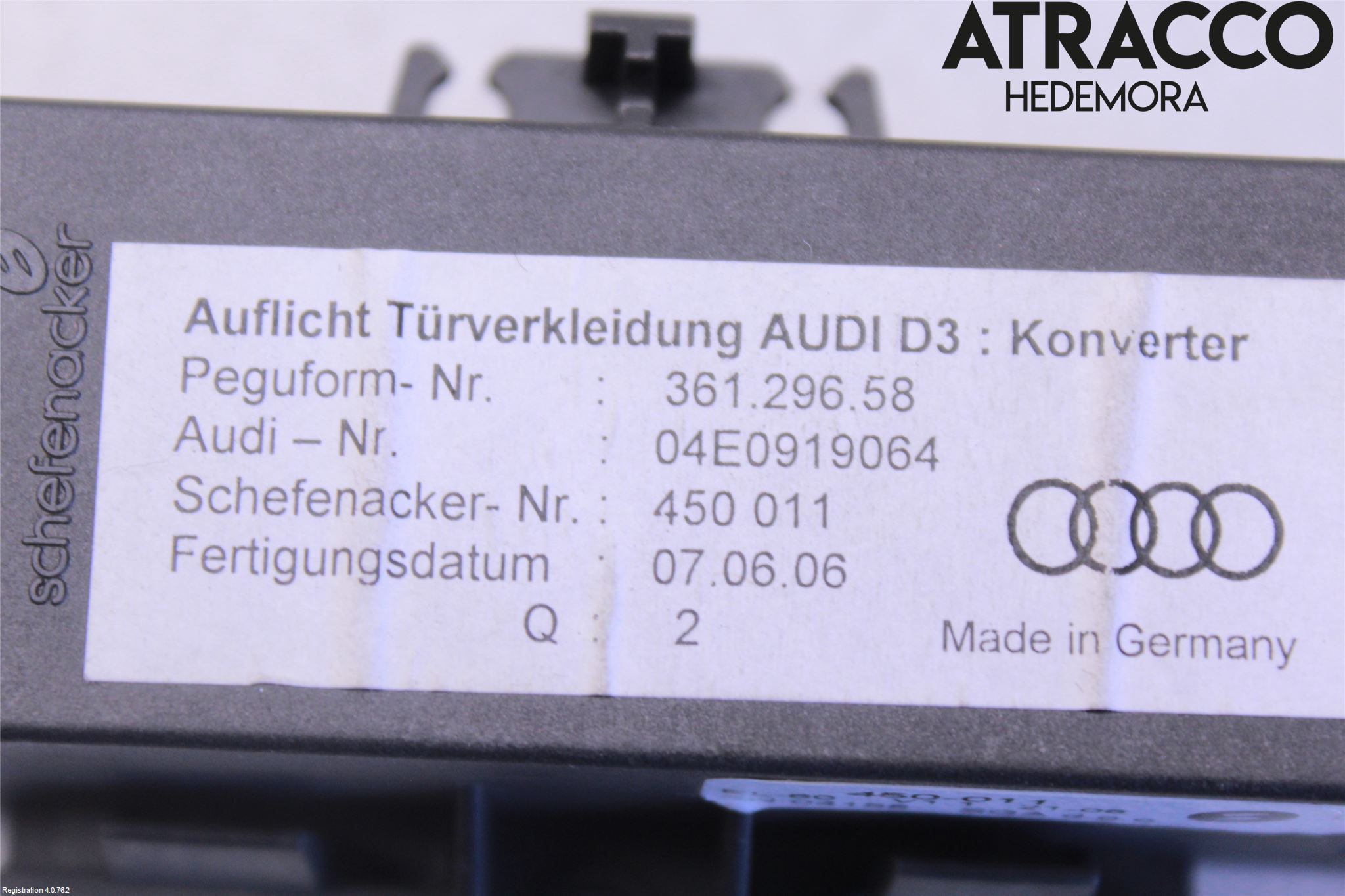 Audi A8/S8 4E  02-09 Styrenhet Dörr