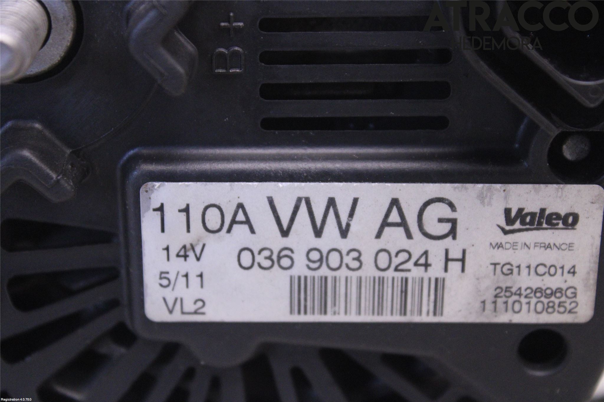 Volkswagen VW POLO 10-17 Generator