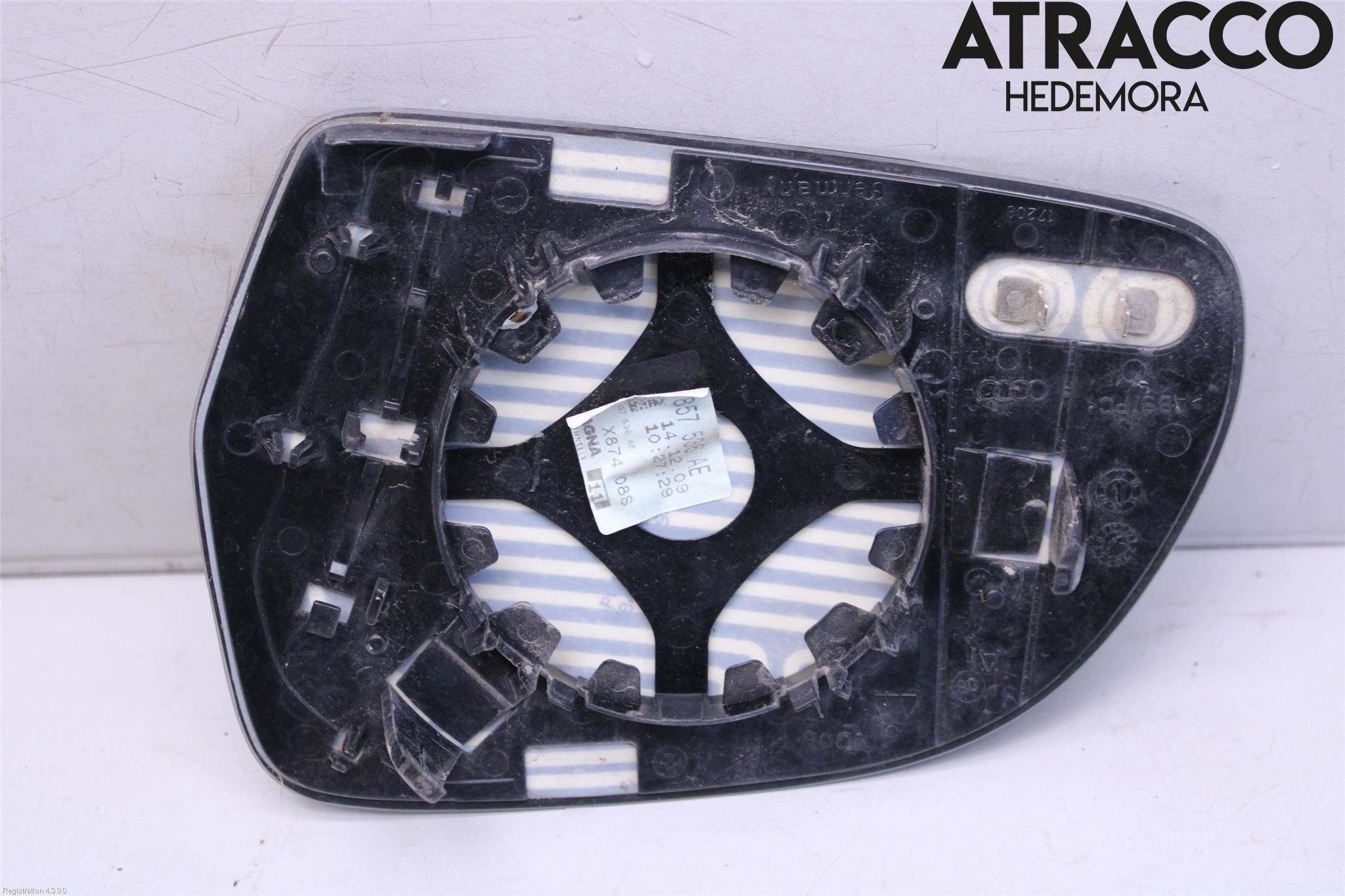 Audi A4/S4 08-11 Spegelglas Hö