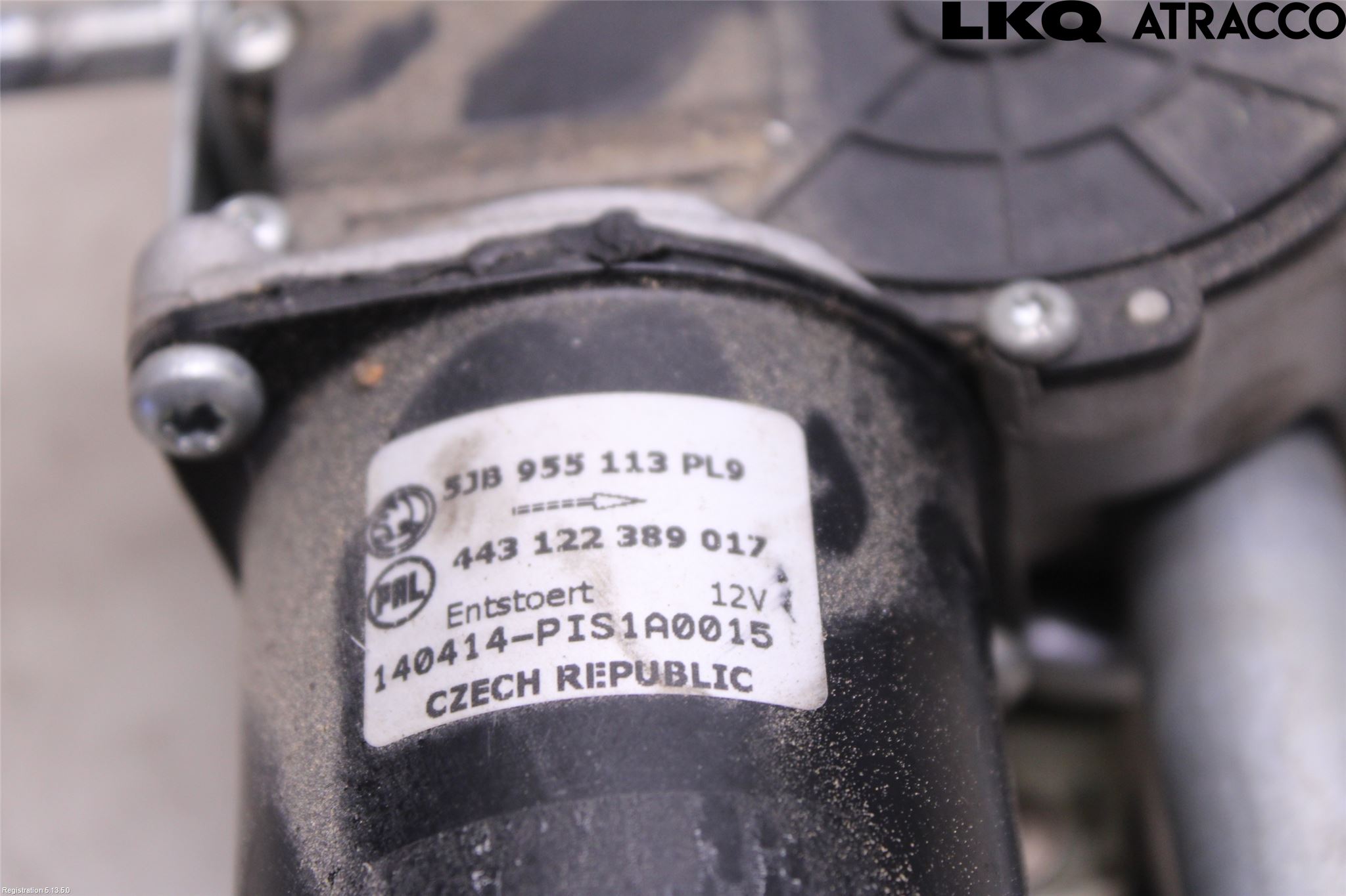 Skoda RAPID Torkarmekanism Vindruta
