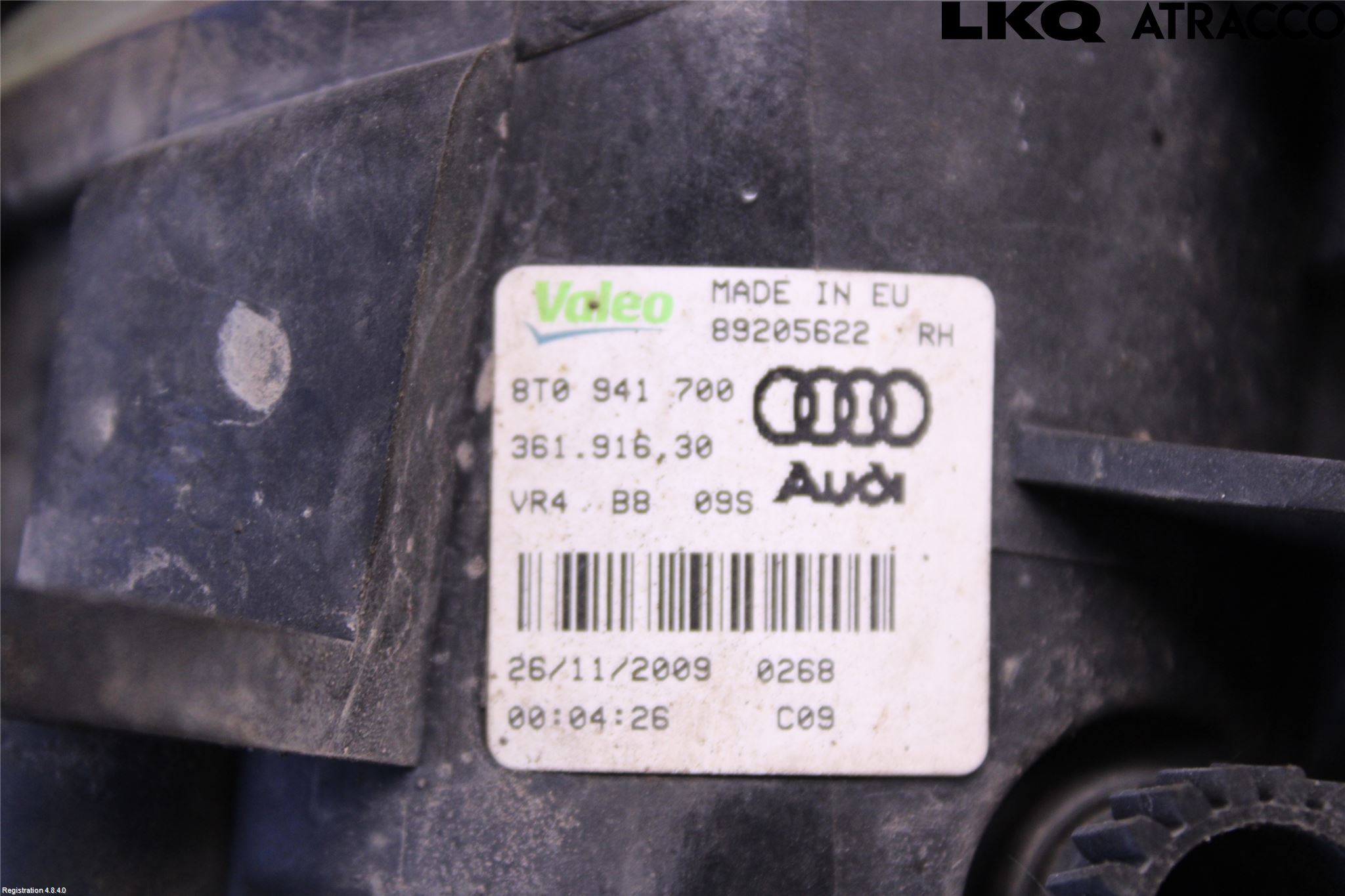 Audi A4/S4 08-11 Dimljus-Varselljus Fram