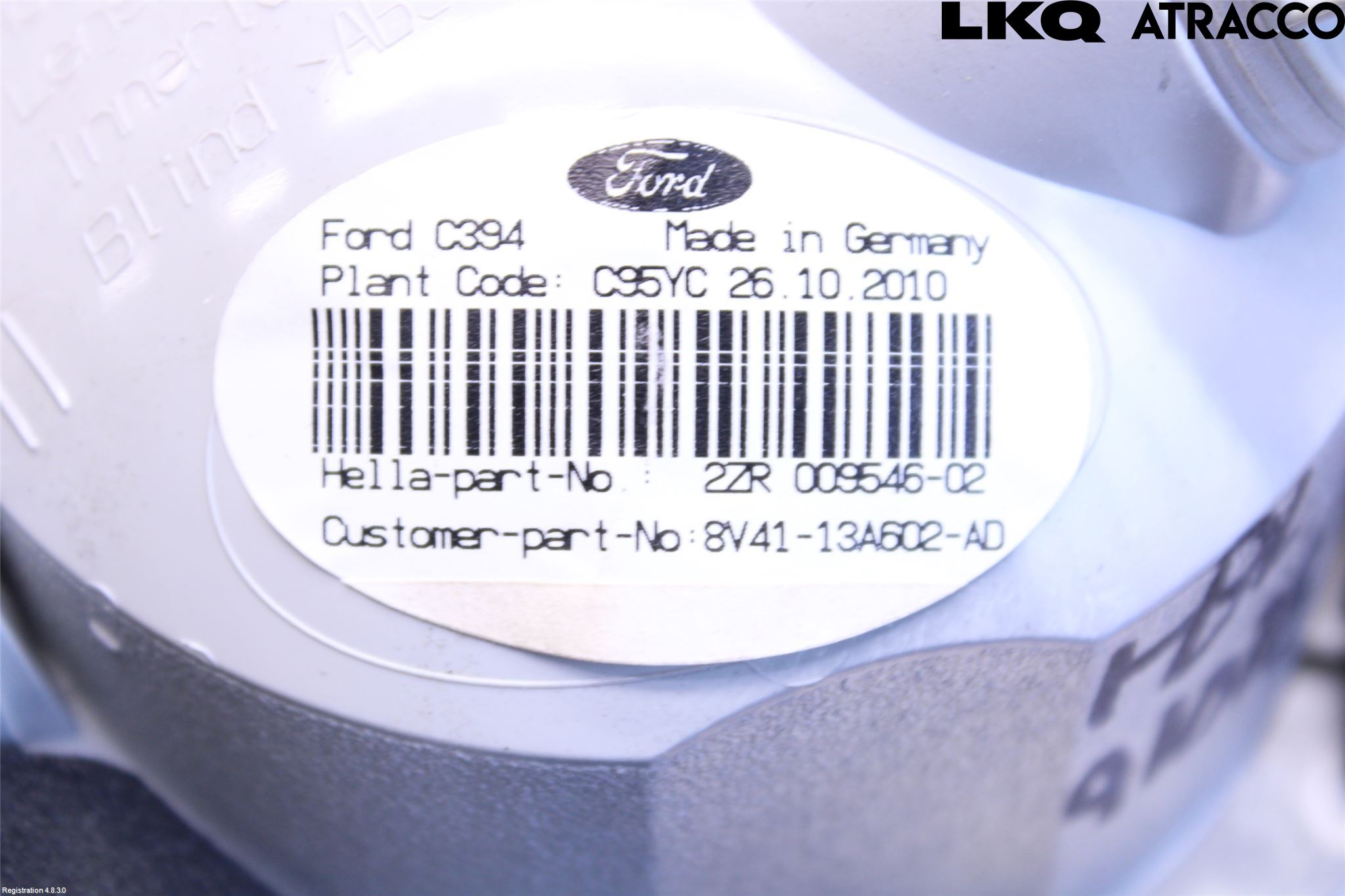 Ford KUGA 08-12 Bakljus Lucka Hö