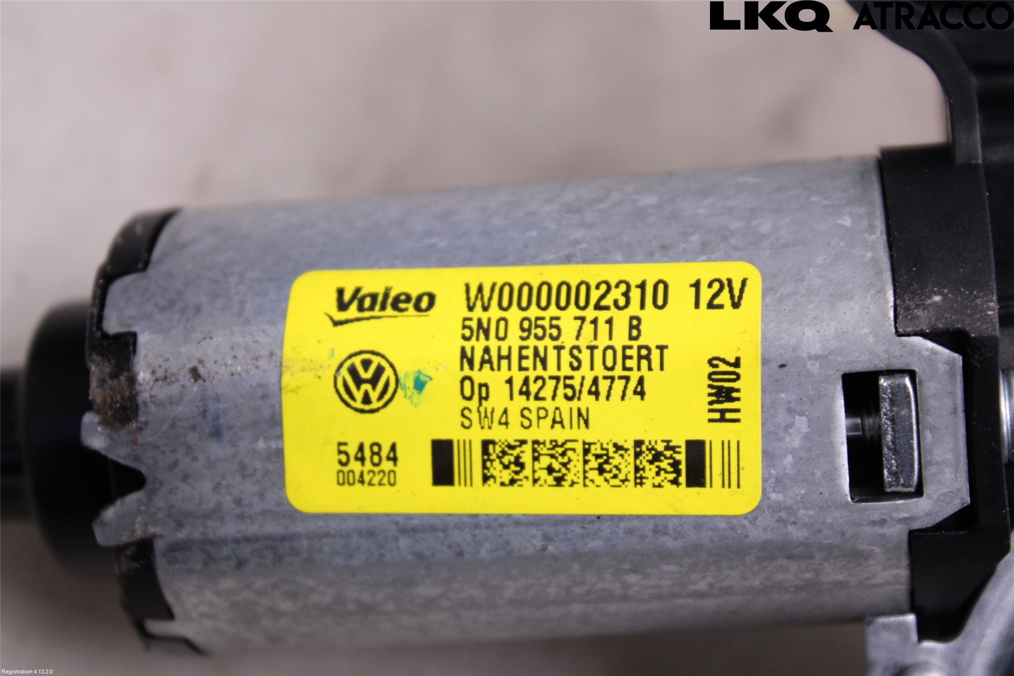Volkswagen VW TIGUAN 07-16 Torkarmotor Baklucka
