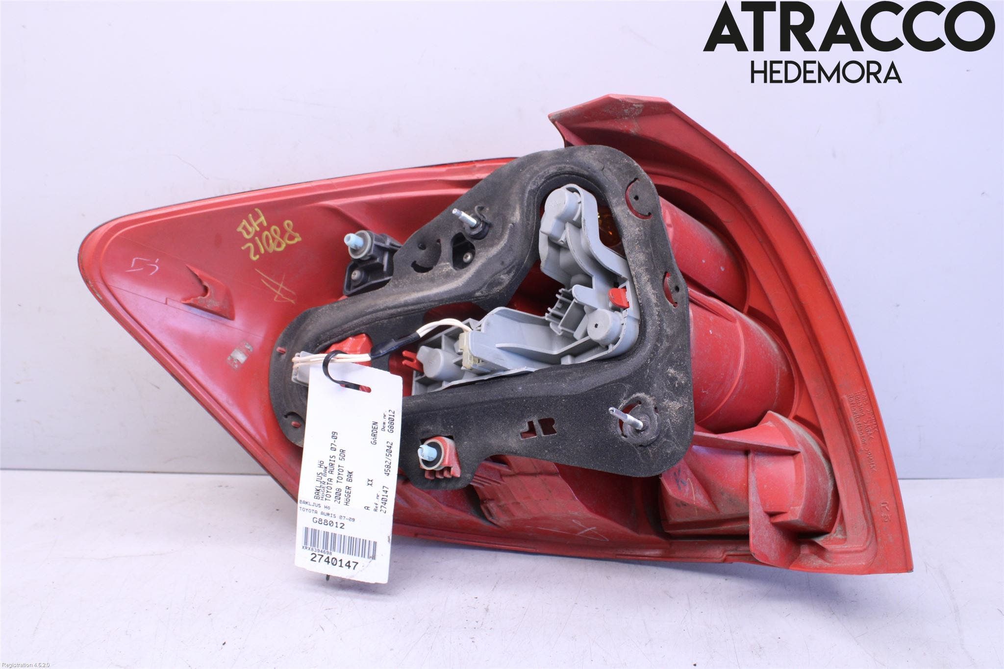 Toyota AURIS 07-09 Bakljus Höger