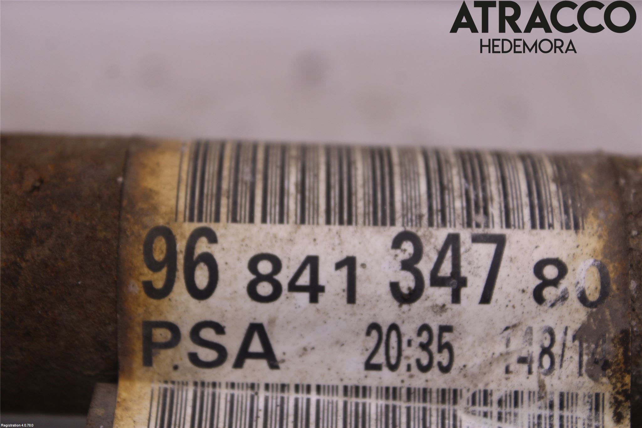 Peugeot 3008 09-16 Drivaxel Fram Vänster