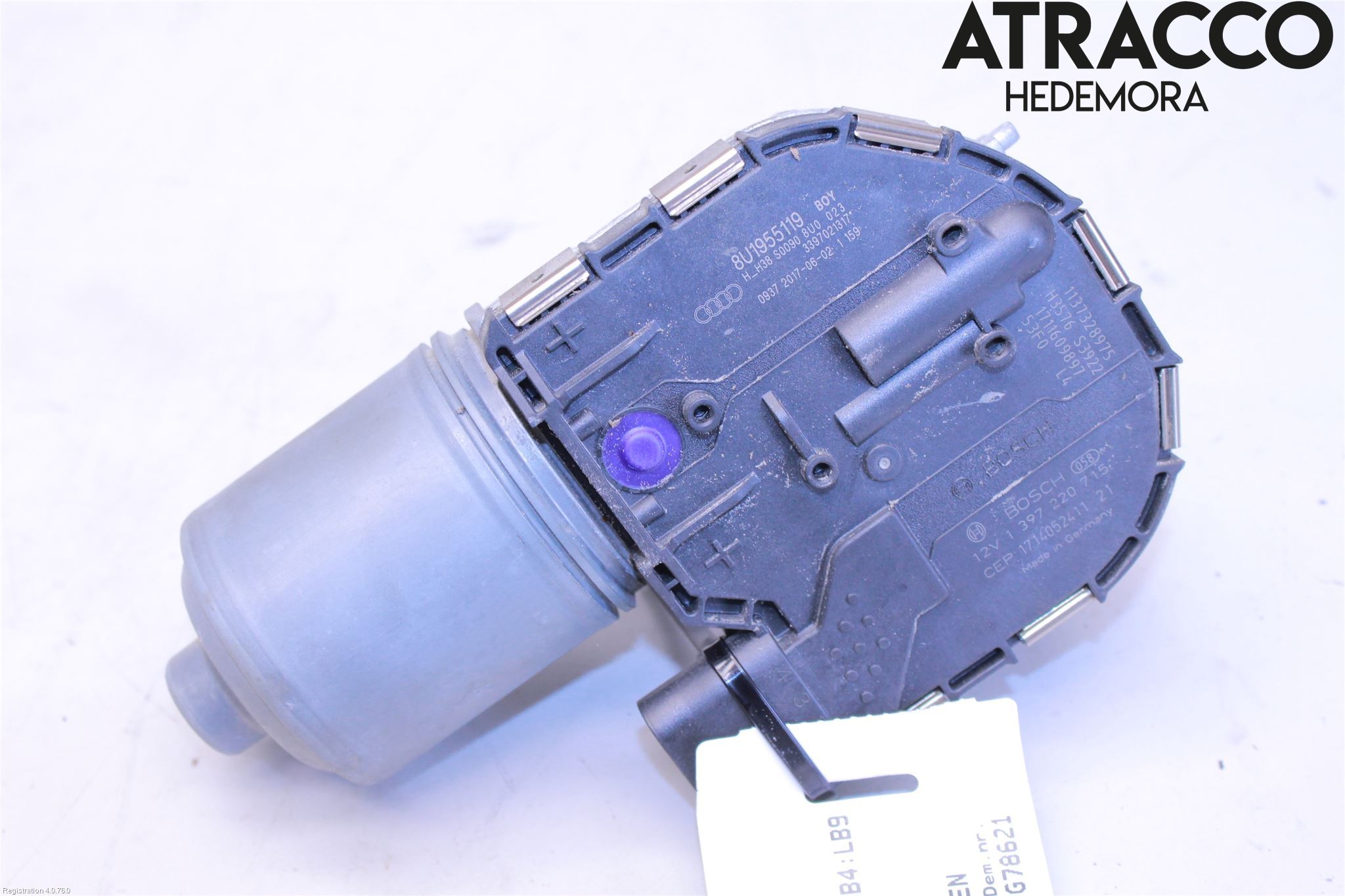 Audi Q3 8U 12-18 Torkarmotor Vindruta