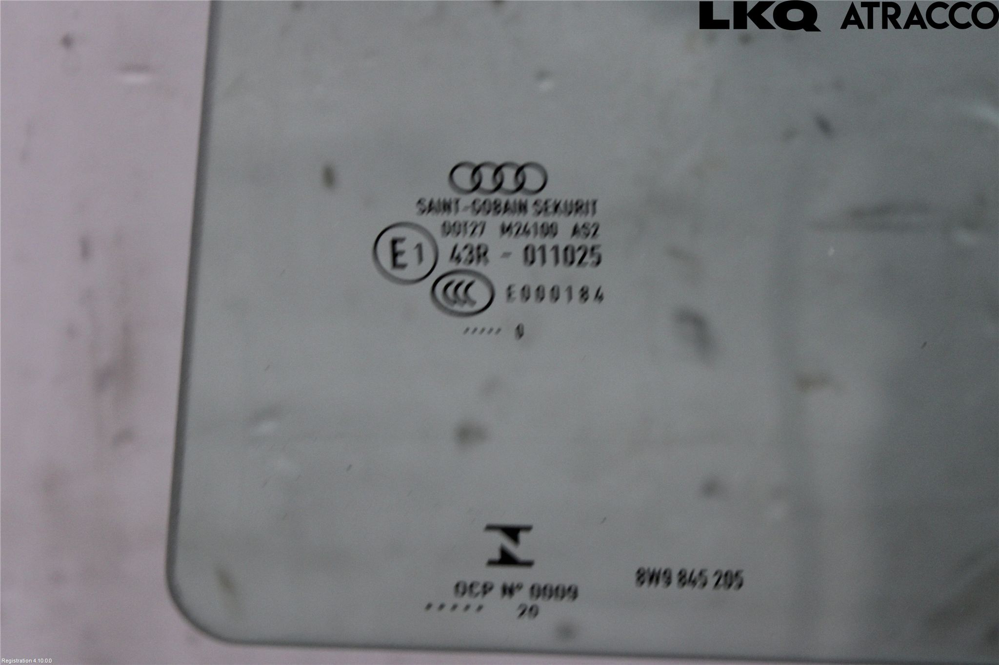 Audi A4/S4 B9 20- Dörruta Bak Vänster