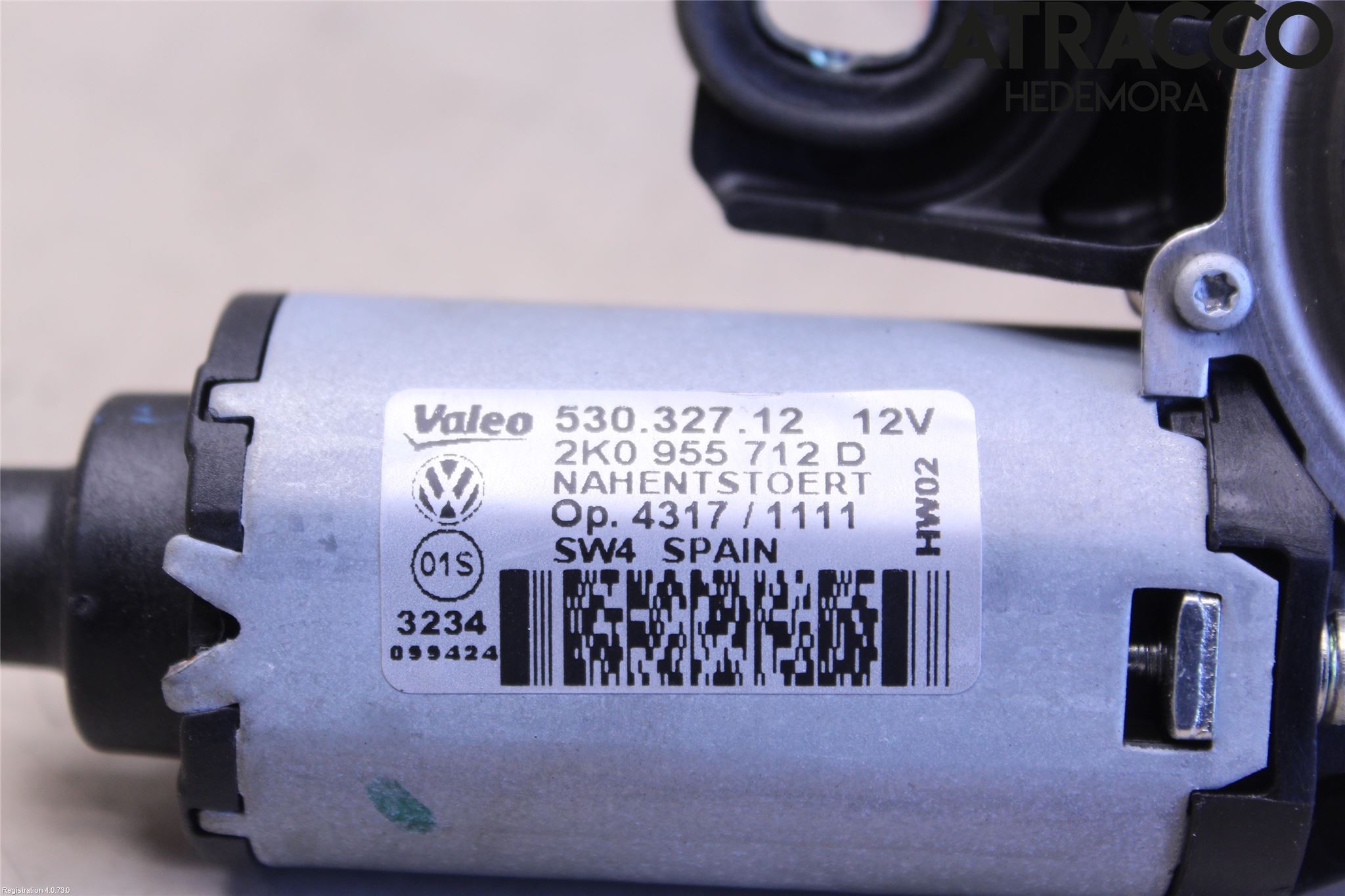 Volkswagen VW CADDY 11-15 Torkarmotor Baklucka