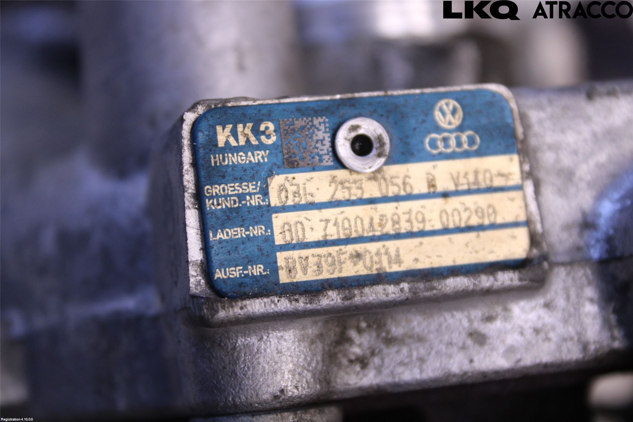 Volkswagen VW POLO 10-17 Turboaggregat