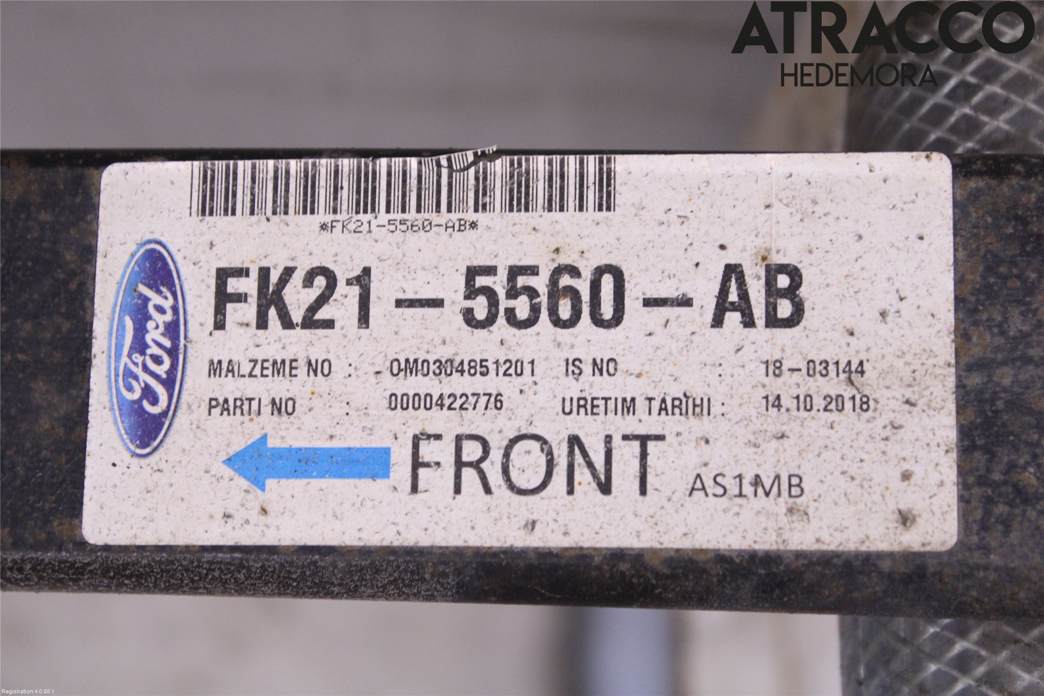 Ford TRANSIT/TOURNEO CUSTOM 13-24 Fjäder Bak Blad