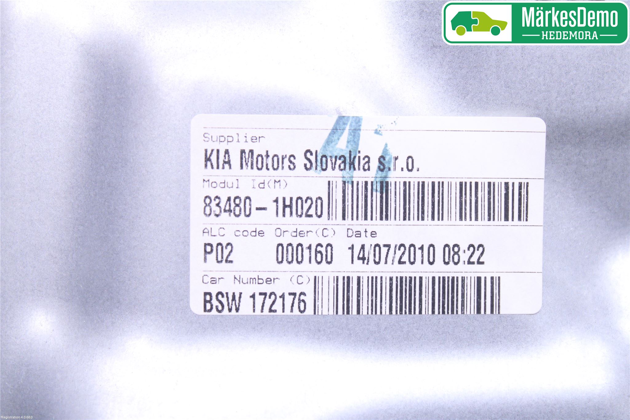Kia CEED 06-12 Fönsterhiss El Kompl