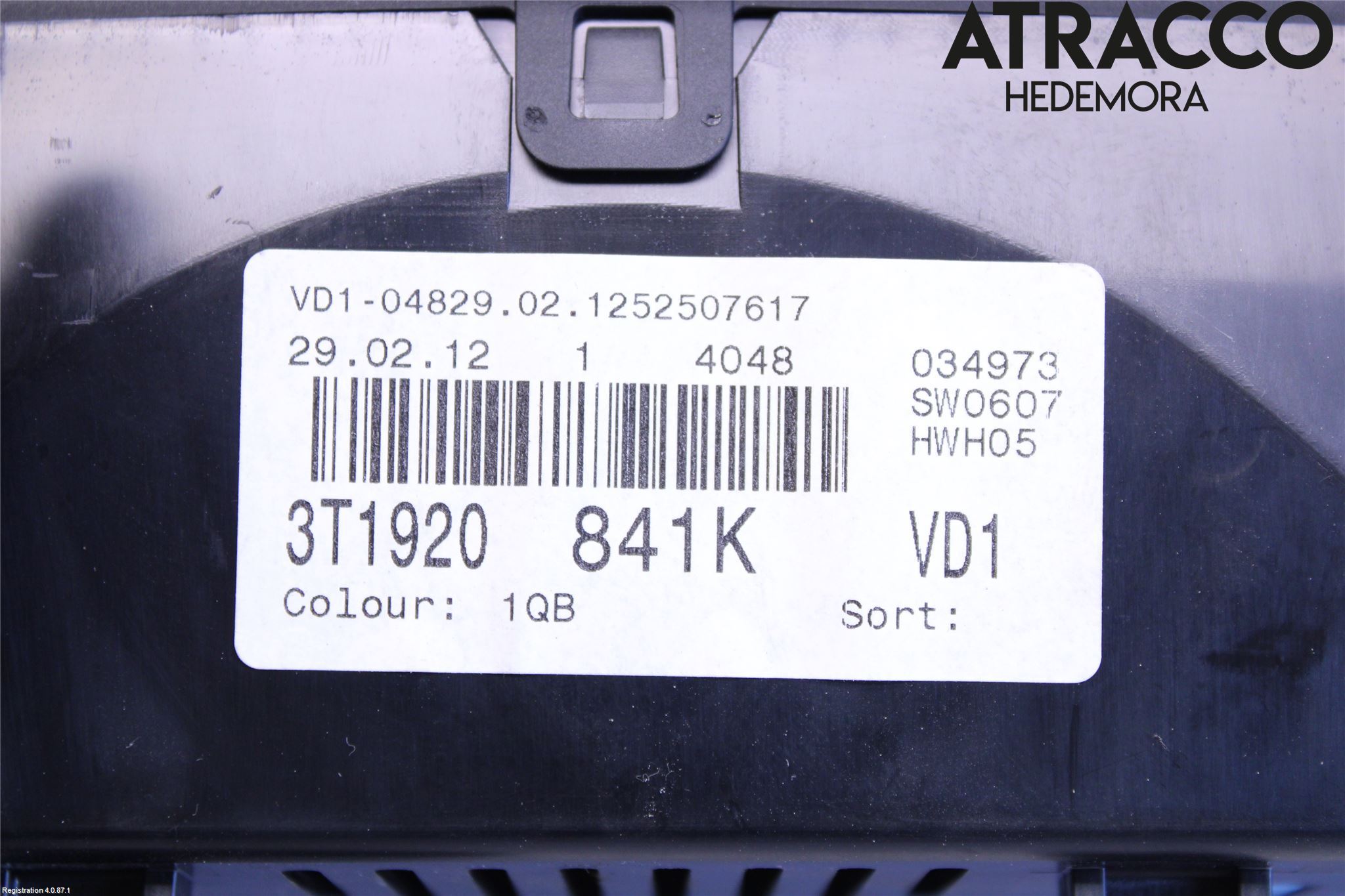Skoda SUPERB 09-15 Instrument Komb