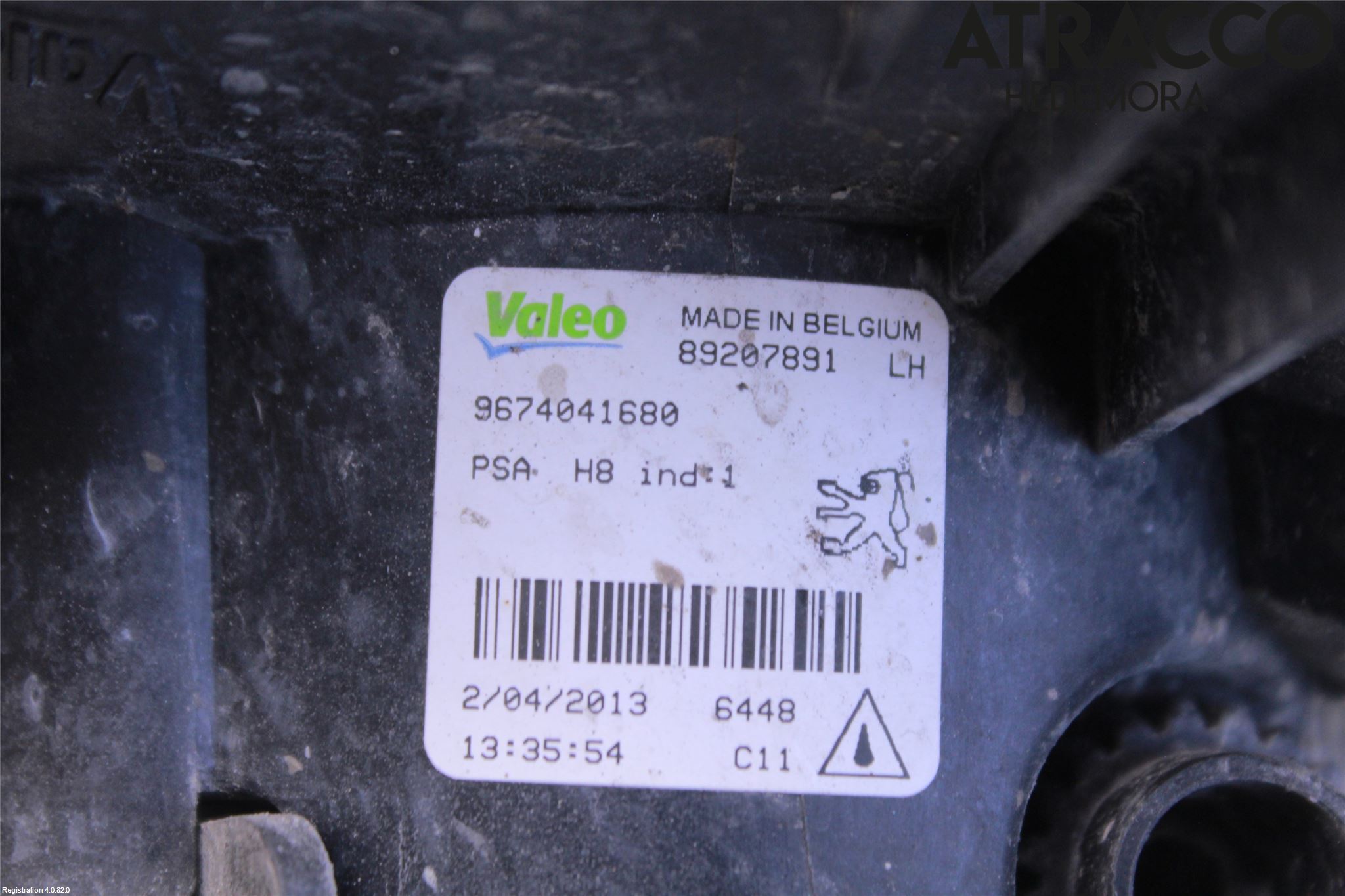 Peugeot 308 08-13 Dimljus-Varselljus Fram