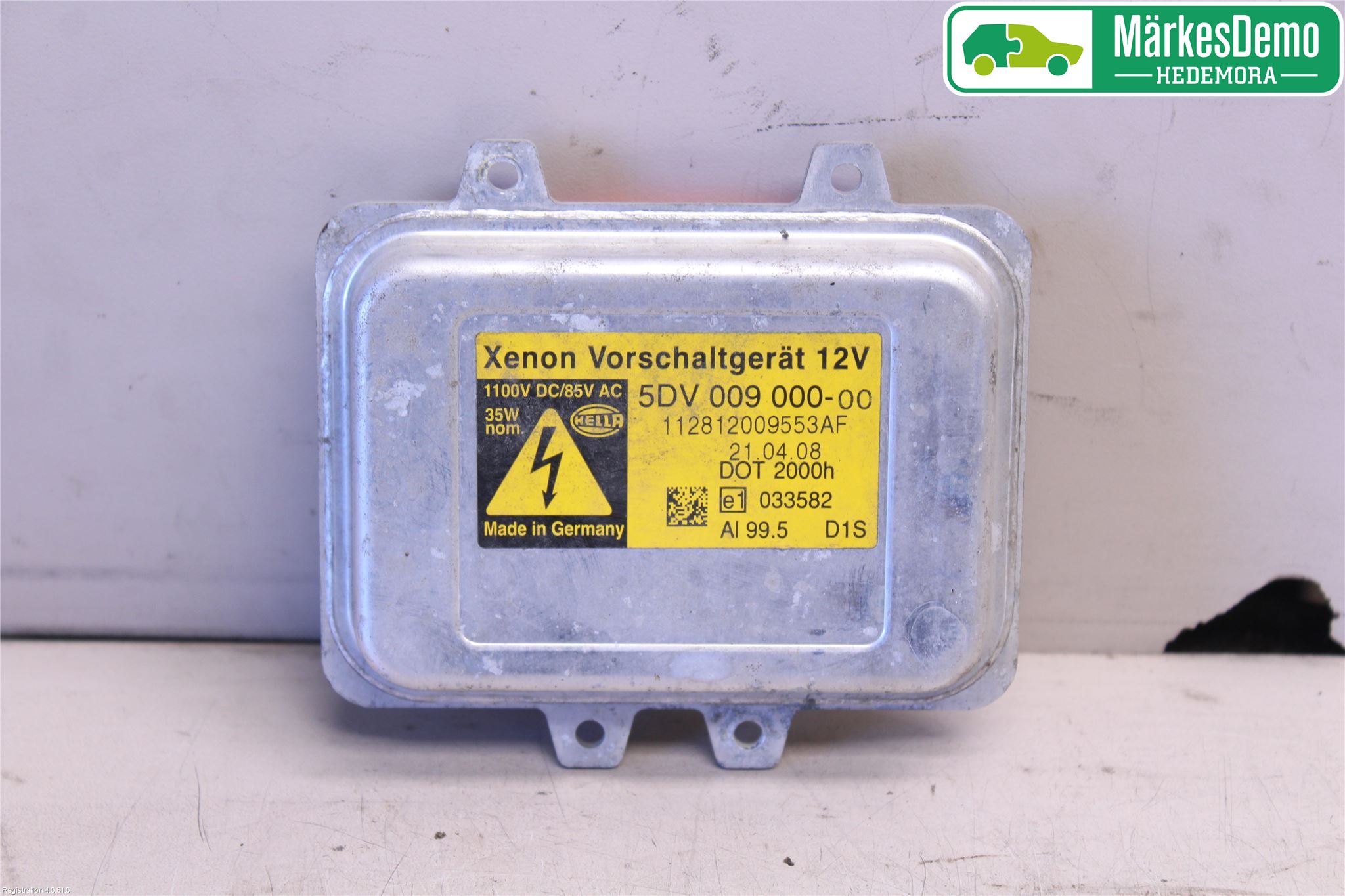 BMW X6 E71/E72   08-14 Styrenhet Strålkastare