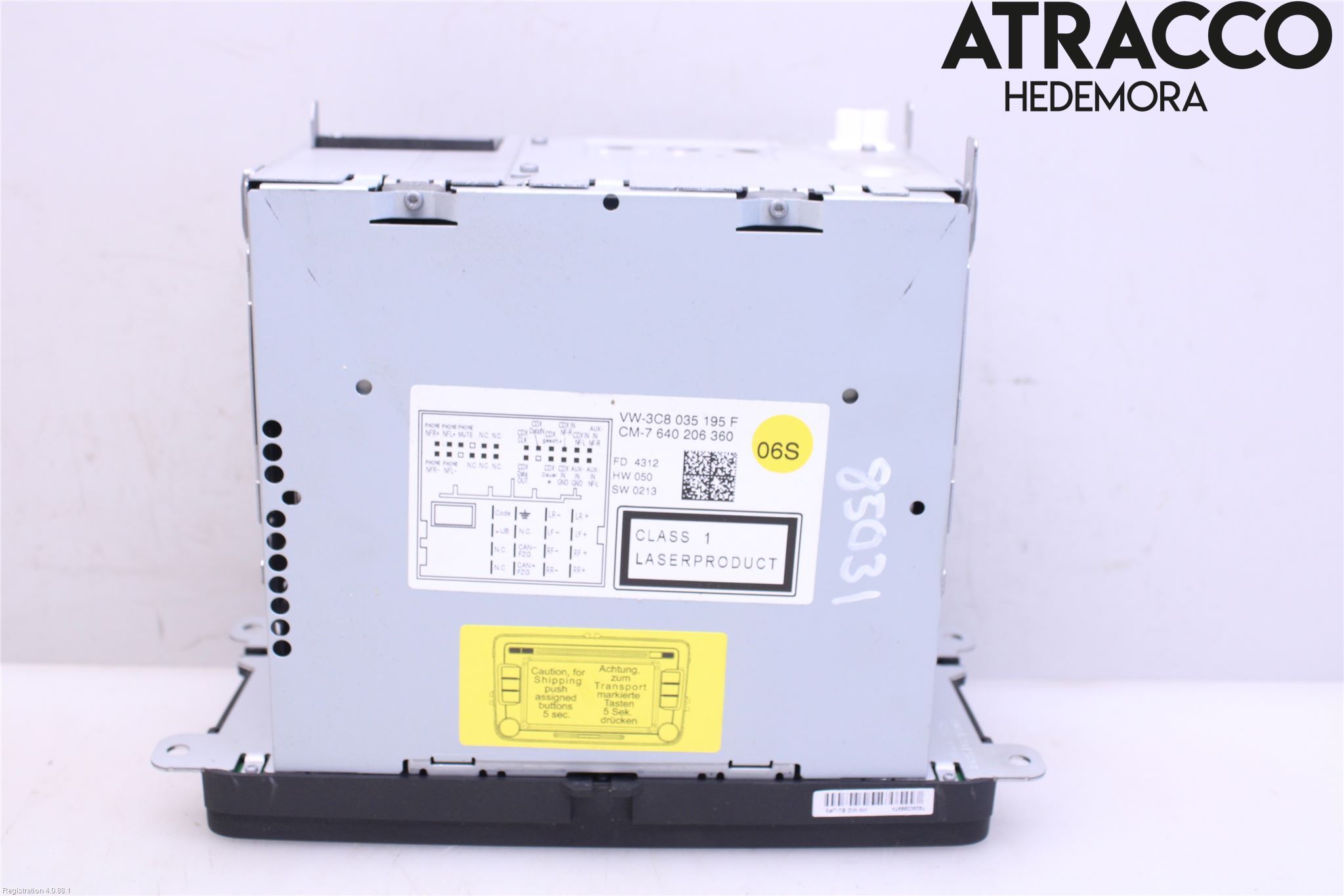 Volkswagen VW EOS  11- Cd Radio - Multimediapanel