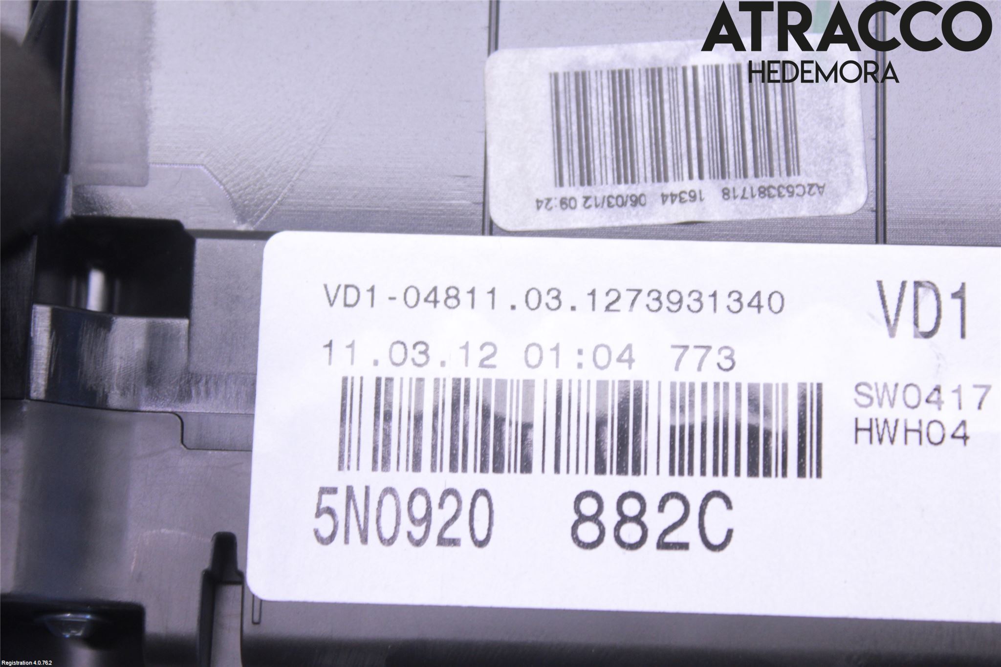 Volkswagen VW TIGUAN 07-16 Instrument Komb