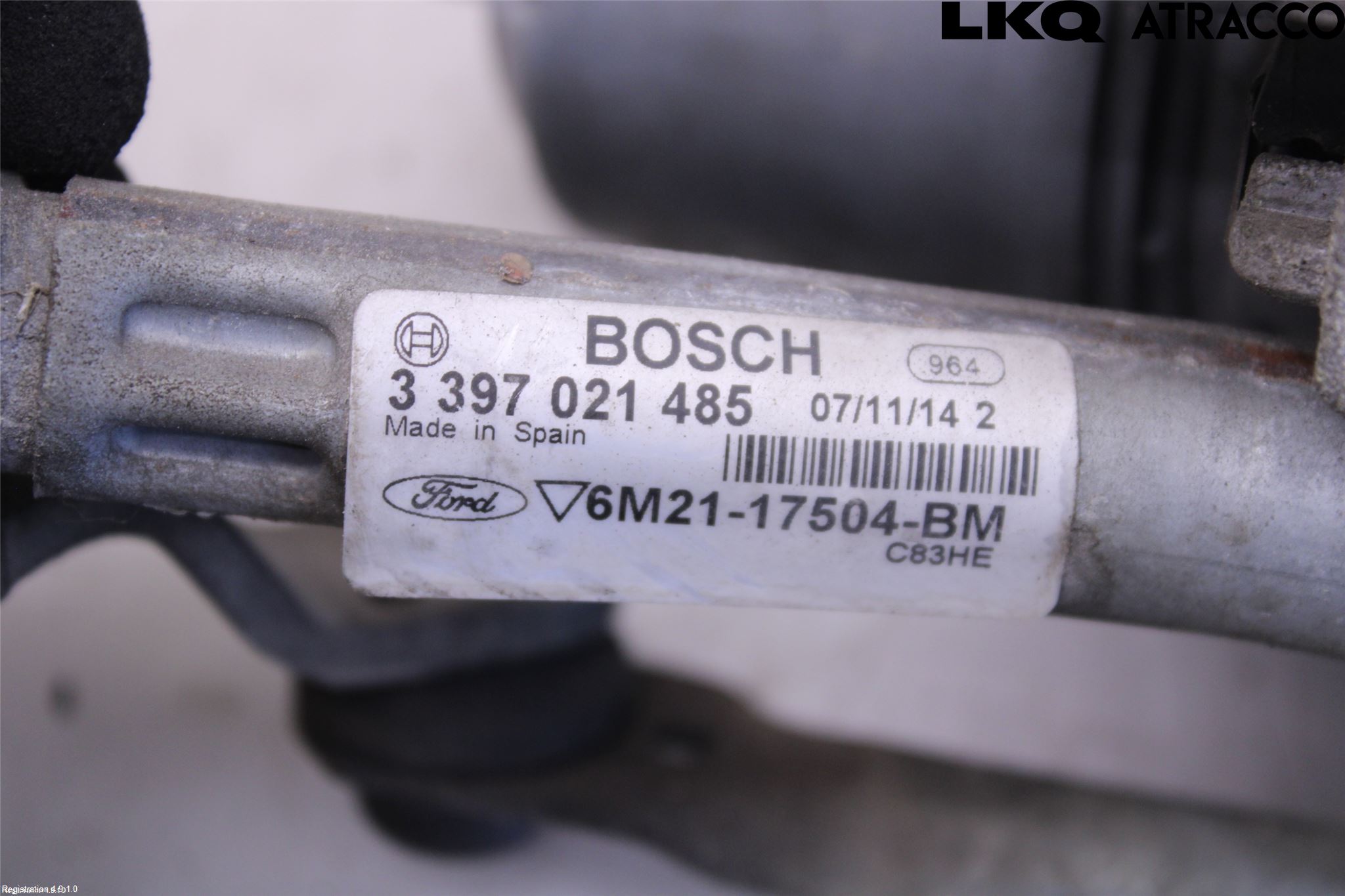 Ford S-MAX 06-15 Torkarmotor Vindruta