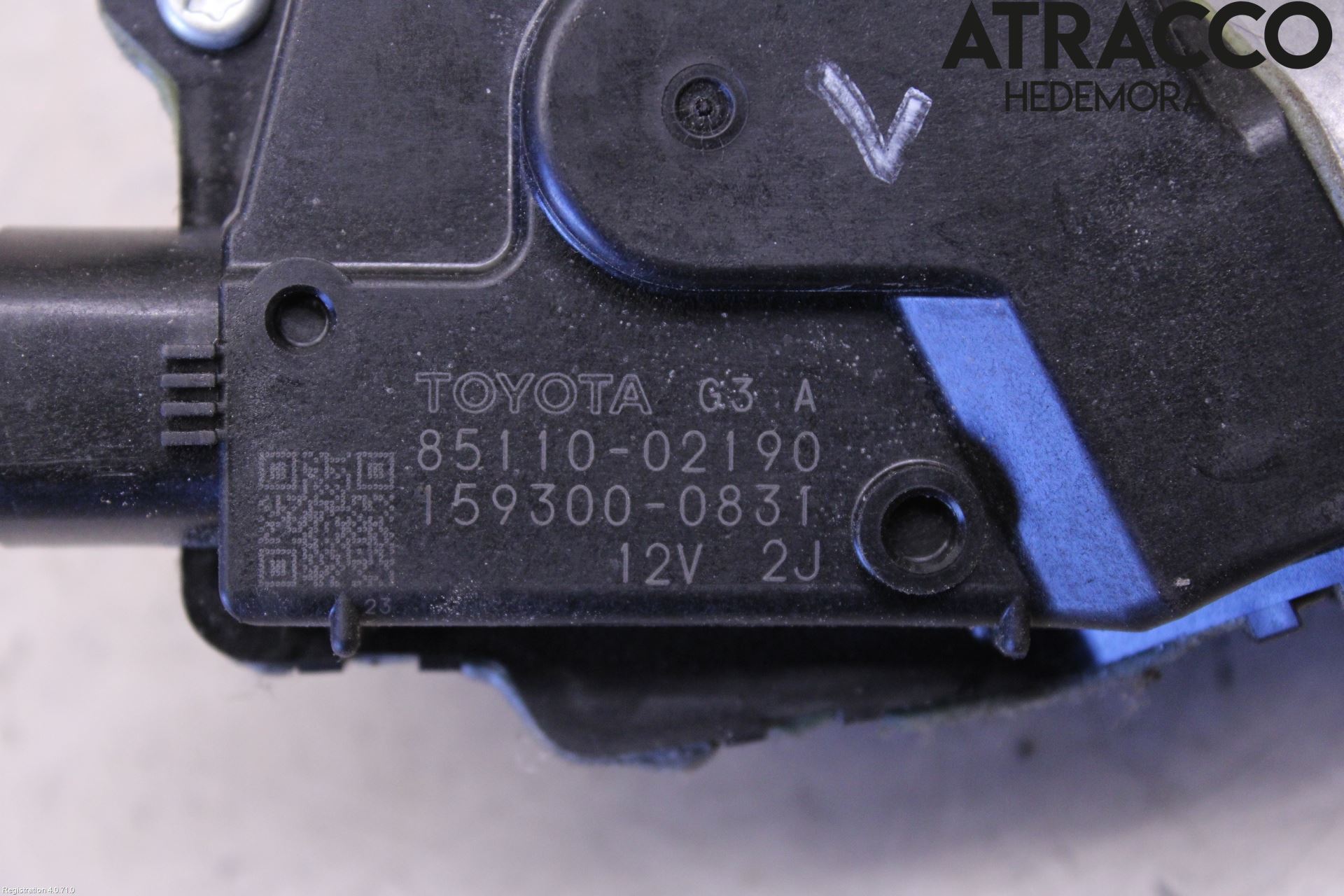 Toyota AURIS 07-09 Torkarmotor Vindruta