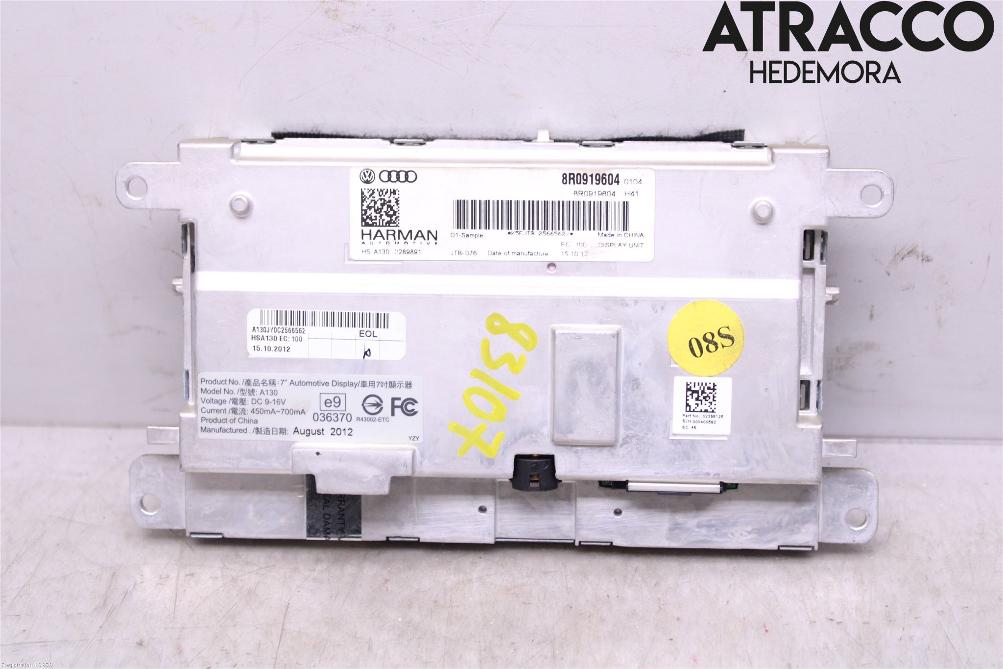 Audi A4 12-15 Multifunktionsdisplay