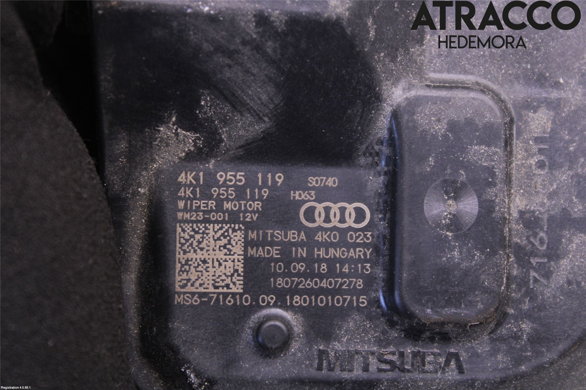 Audi A6 F2/C8 19- Torkarmotor Vindruta