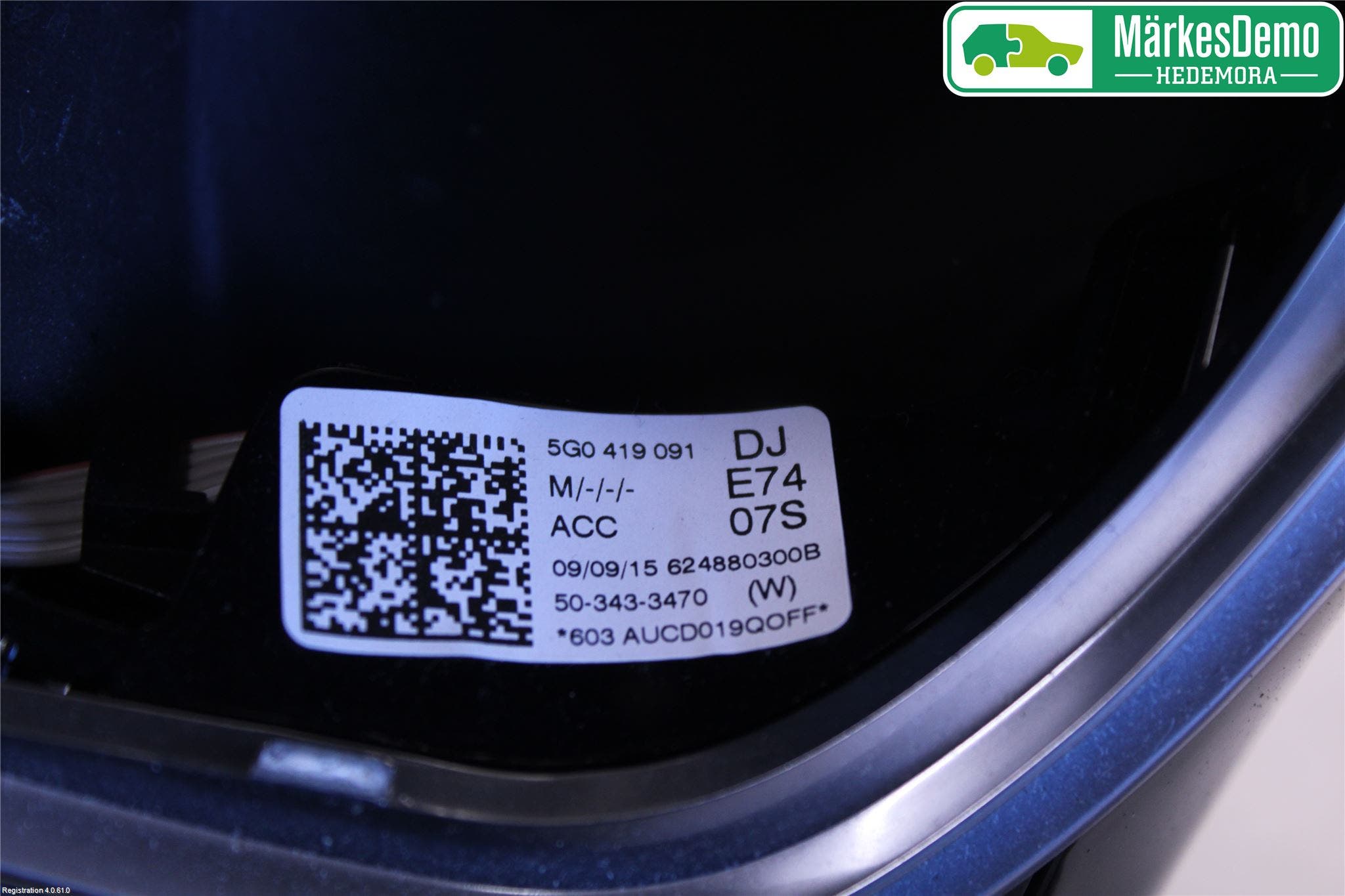 Volkswagen VW GOLF / E-GOLF VII 13-20 Ratt