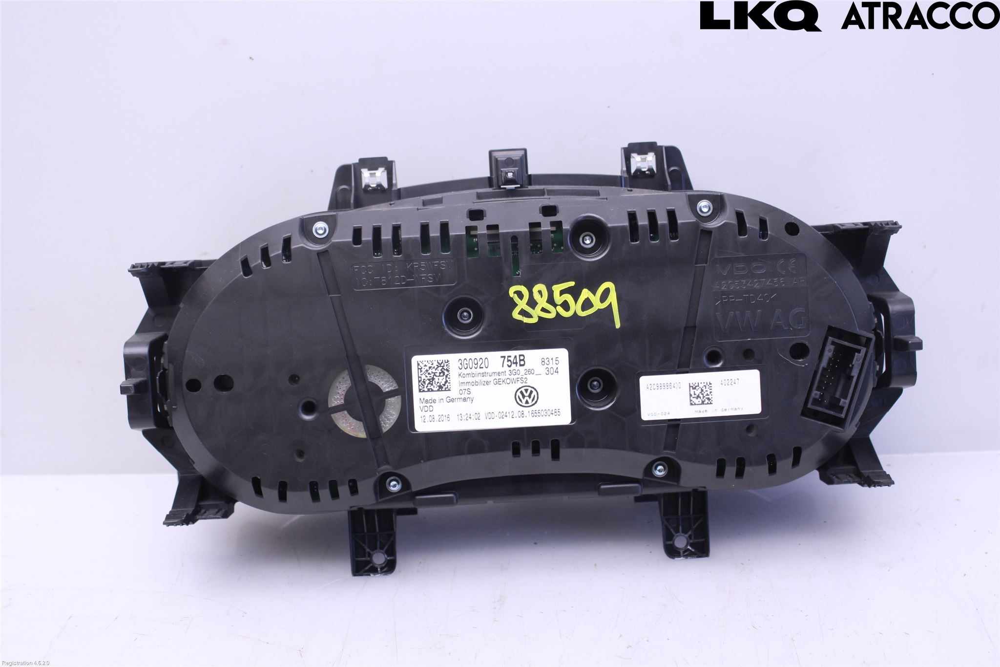 Volkswagen VW PASSAT 15-19 Instrument Komb